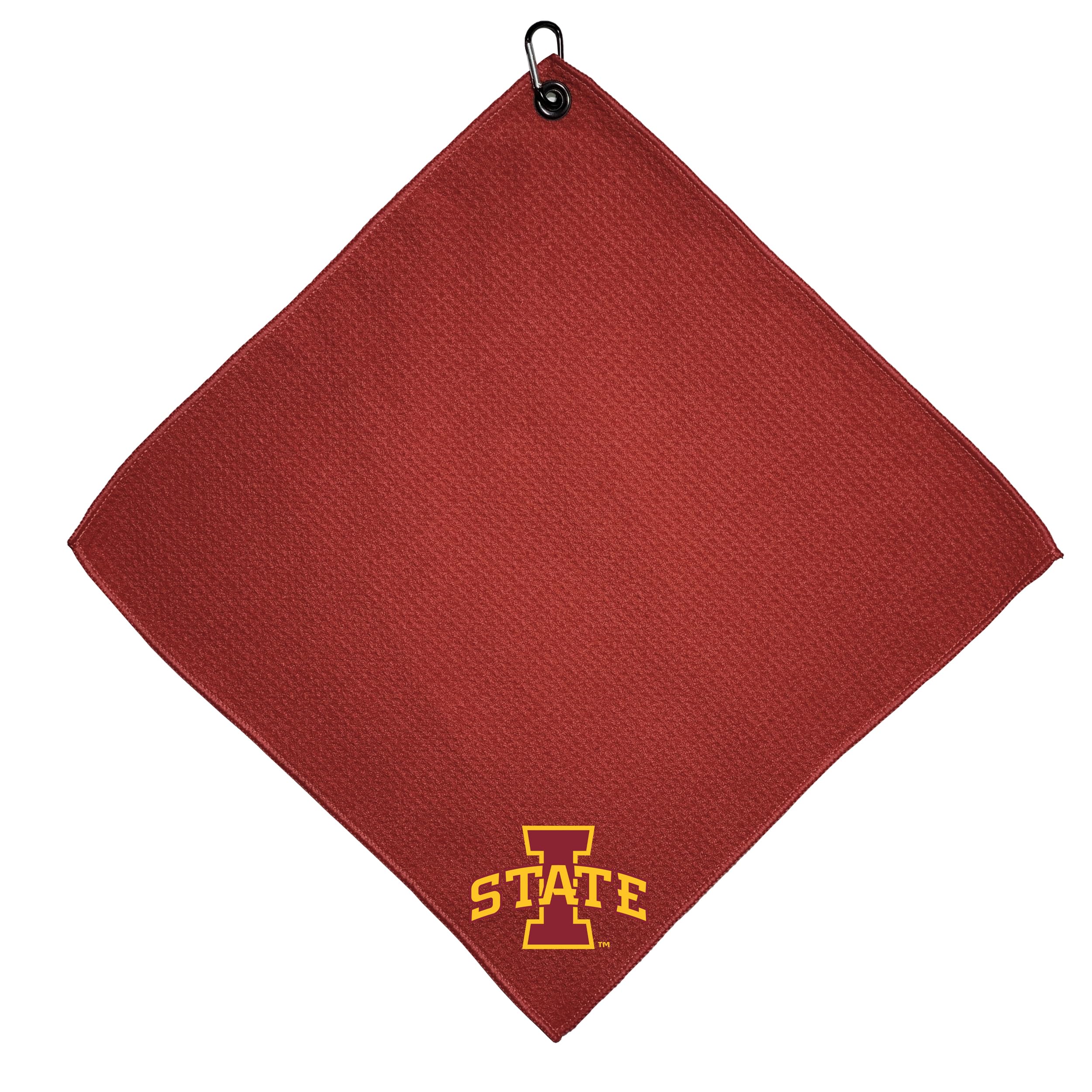 Team Golf NCAA Iowa State Cyclones Microfiber Golf Towel, 15x15 (Multicolor)