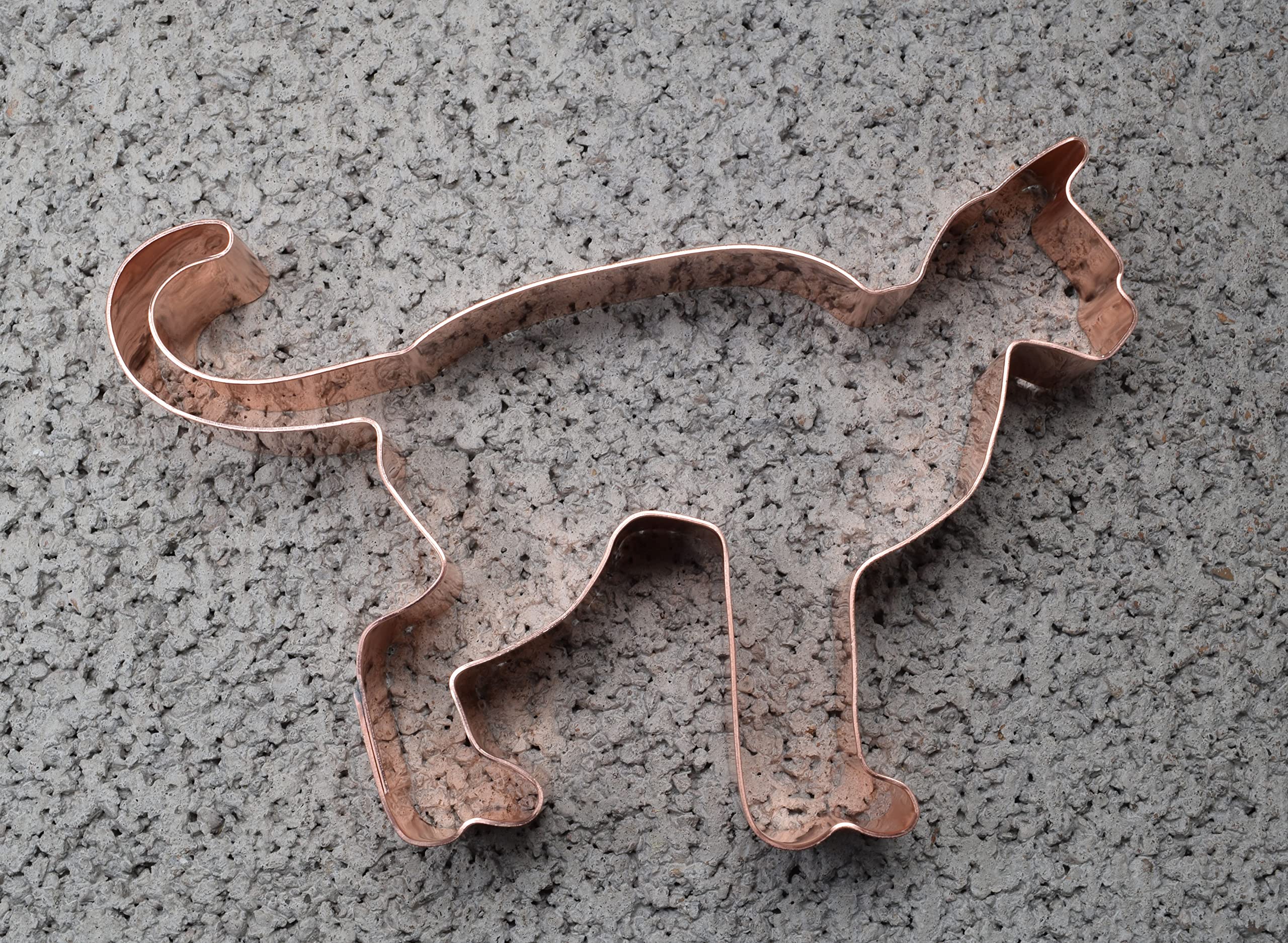 Cornish Rex Cat Cookie Cutter 5 X 3.5 Inches - Handcrafted Copper Cookie Cutter By The Fussy Pup