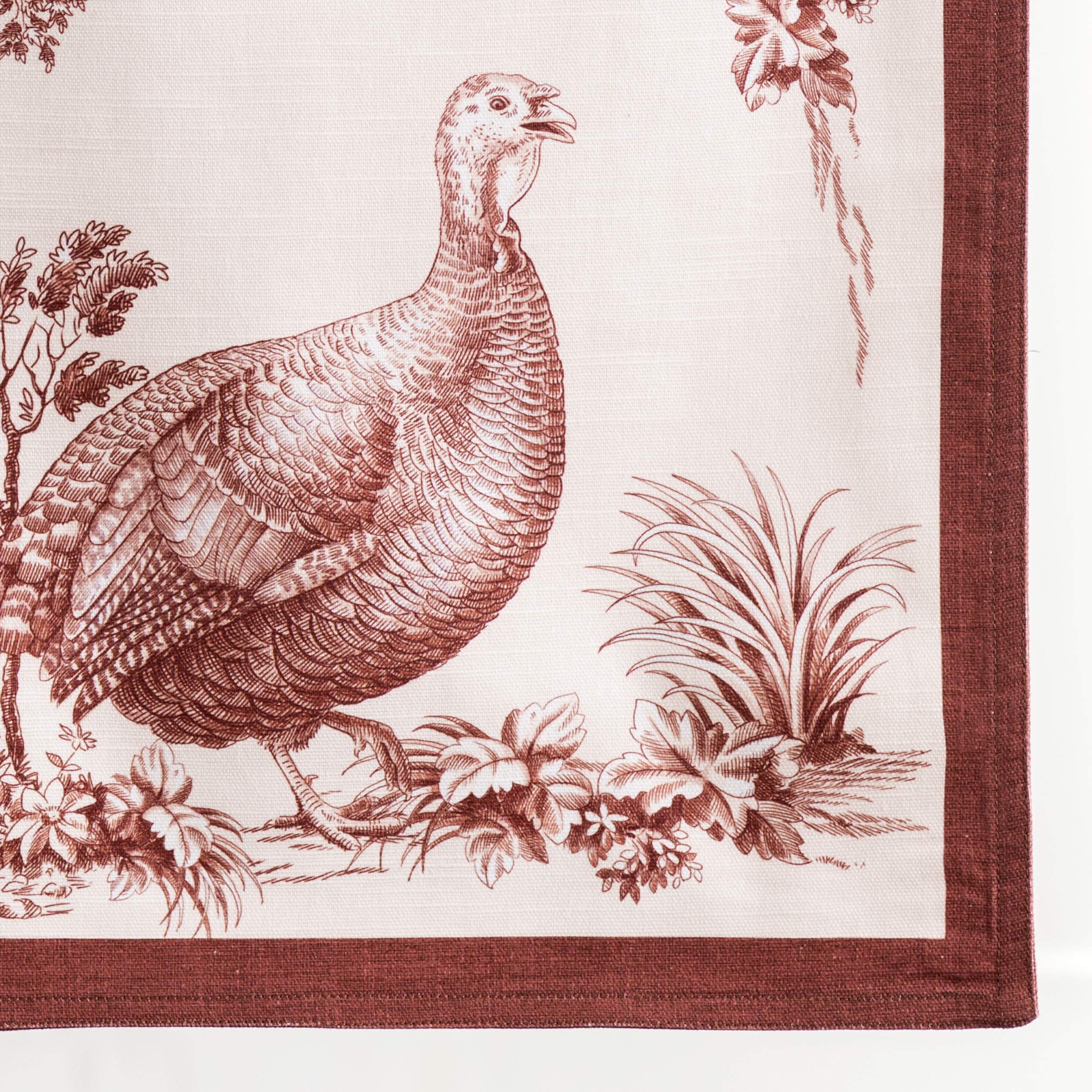 Maison D' Hermine Tablerunner 14.50''X108'' 100% Cotton Decorative Table Runners, Kitchen, Party, Restaurant & Camping, Holy Jou