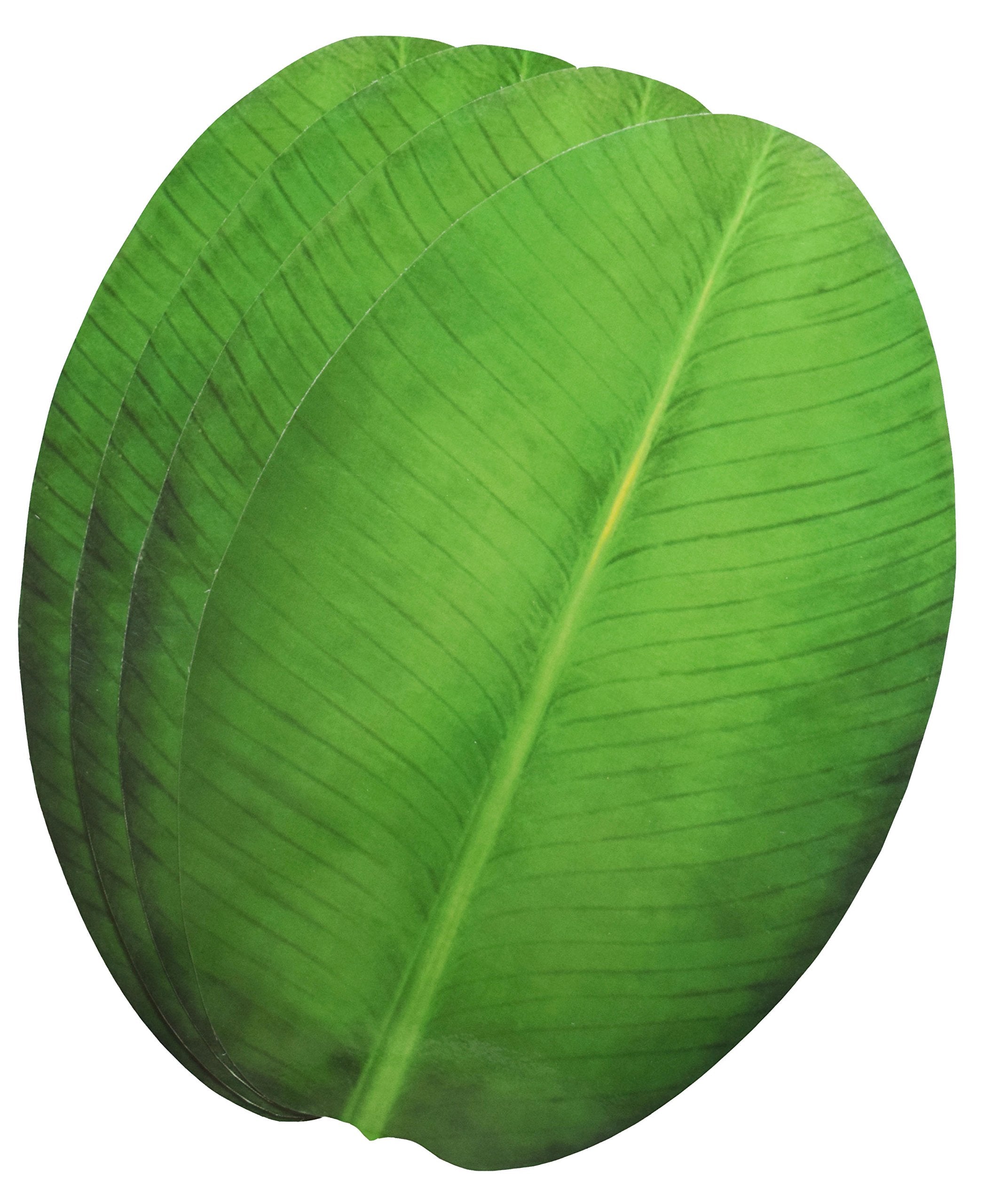 Cilexy Exquisite Laminated Paper Sheets Banana Leaf Shape Table Placement/Dinning Mat Set Of 4 Pcs/Diwali/Christmas
