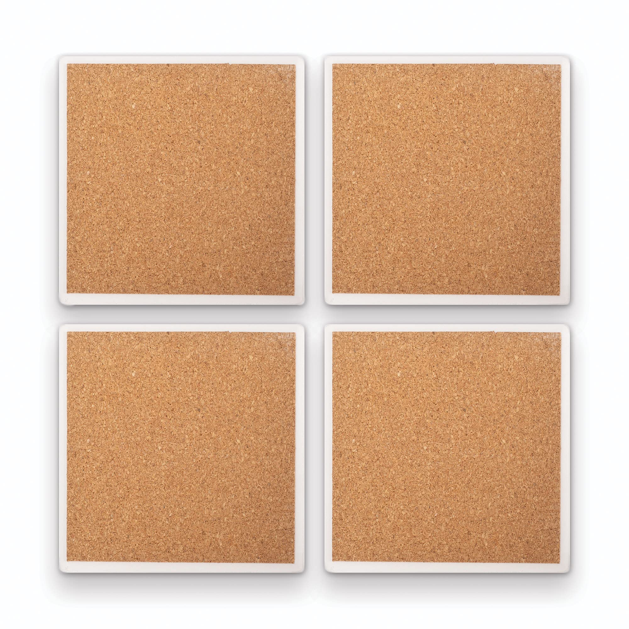 Irish Blessings Shamrock Green 4 X 4 Absorbent Ceramic Square Coasters Pack Of 4