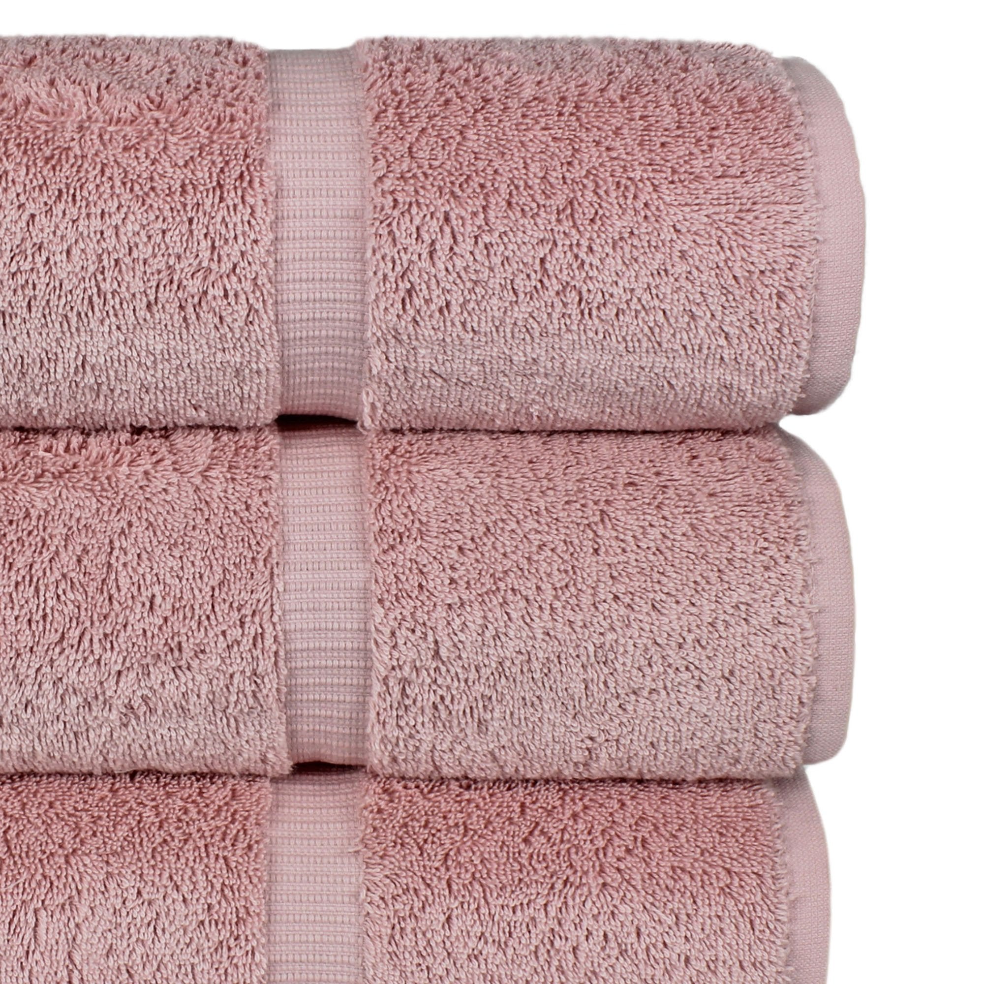 Chakir Turkish Linens | Hotel & Spa Quality 100% Cotton Premium Turkish Towels | Soft & Absorbent (4-Piece Bath Towels  Pink)