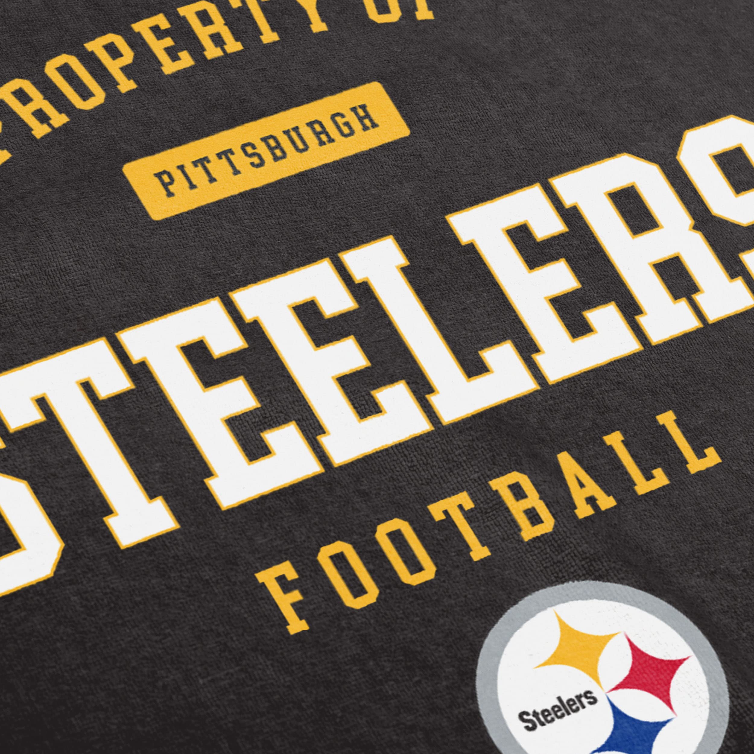 Foco Pittsburgh Steelers Nfl Property Of Beach Towel