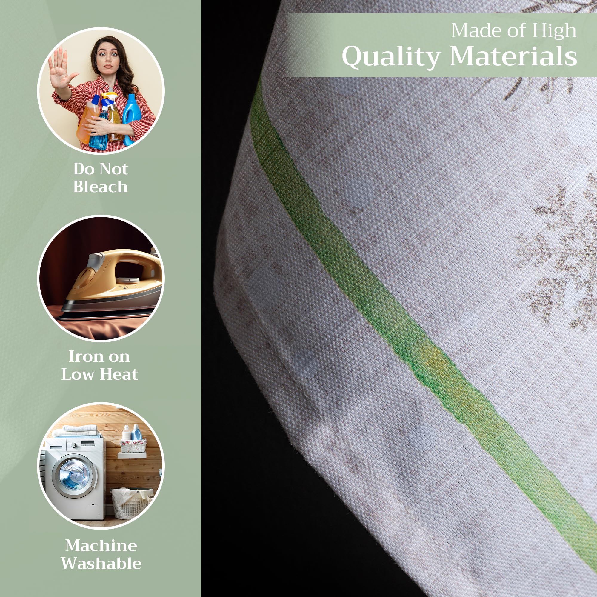 Maison D' Hermine Kitchen Towel 100% Cotton Quick Dry Cleaning Dishtowel For Gifts, Dining, Home, Wedding, Banquet, Buffet, Chri