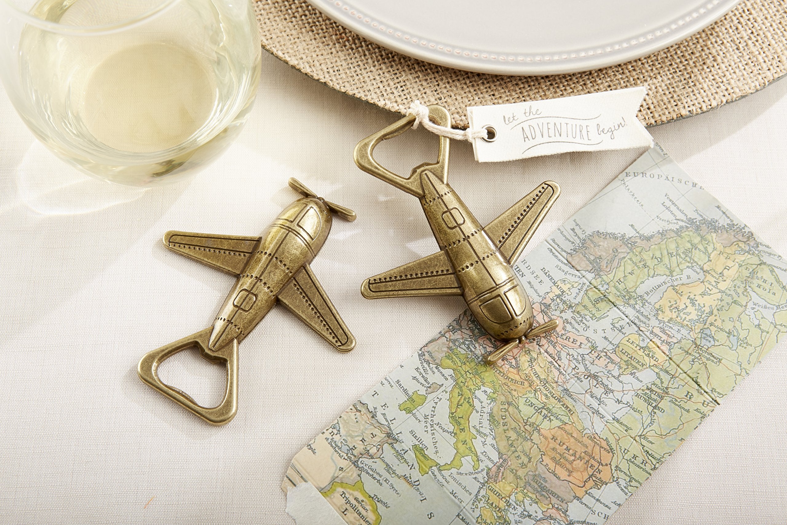 Kate Aspen Let The Adventure Begin Bottle Opener  single  Bronze
