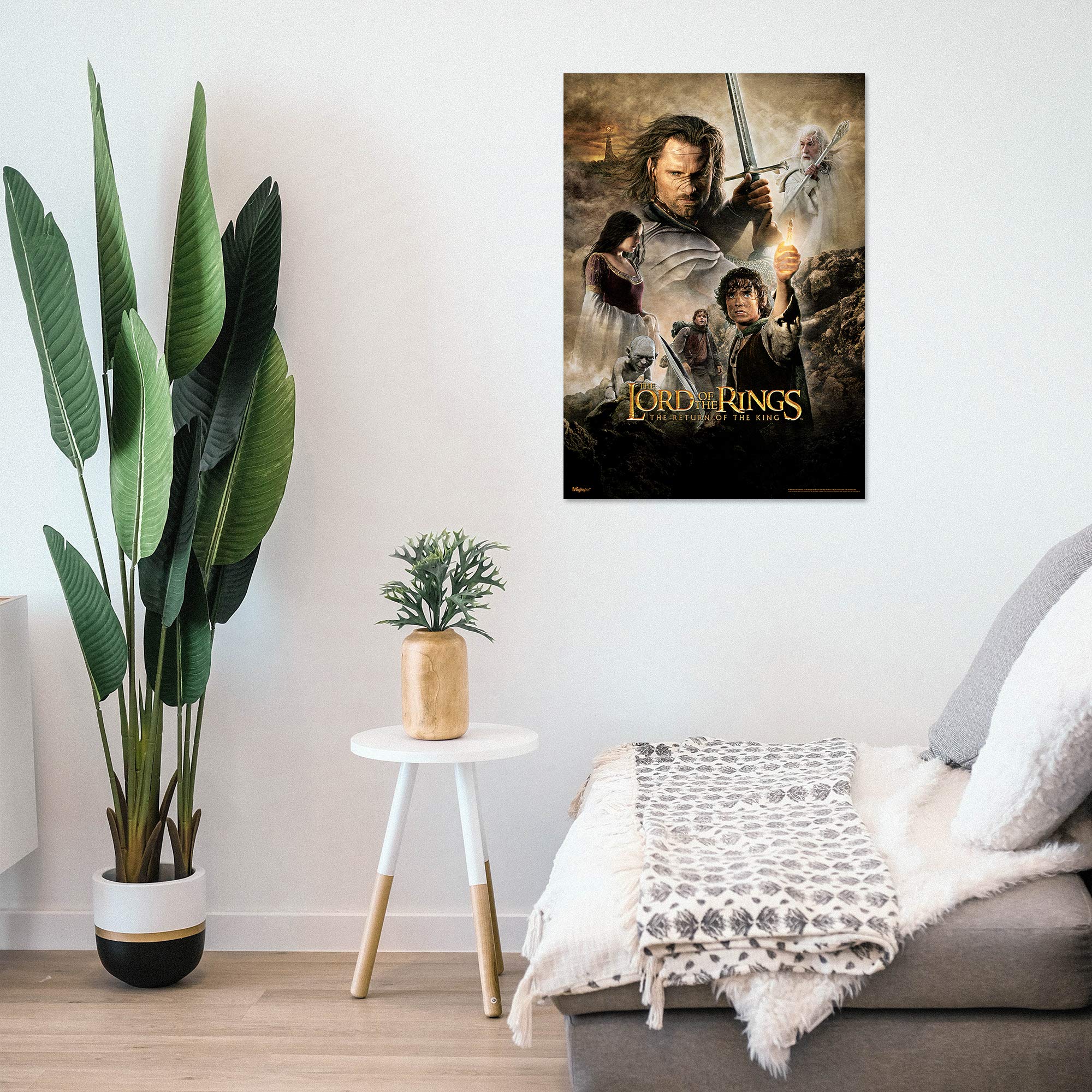 Mightyprint Lord Of The Rings - The Return Of The King - Original Movie Cover Art - Durable 17    X 24 Wall Art - Not Made Of Pa