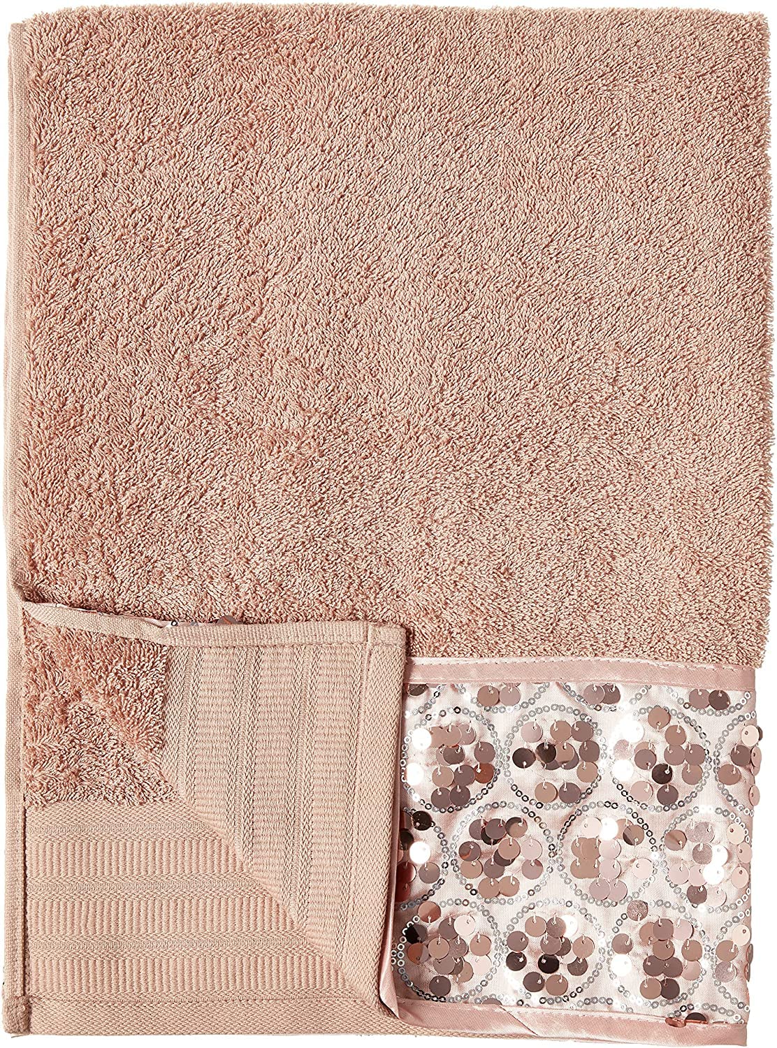 Zahari Home Sinatra 3 Piece Bathroom Towel Set Bath Towel Hand Towel Wash Cloth Absorbent, Blush
