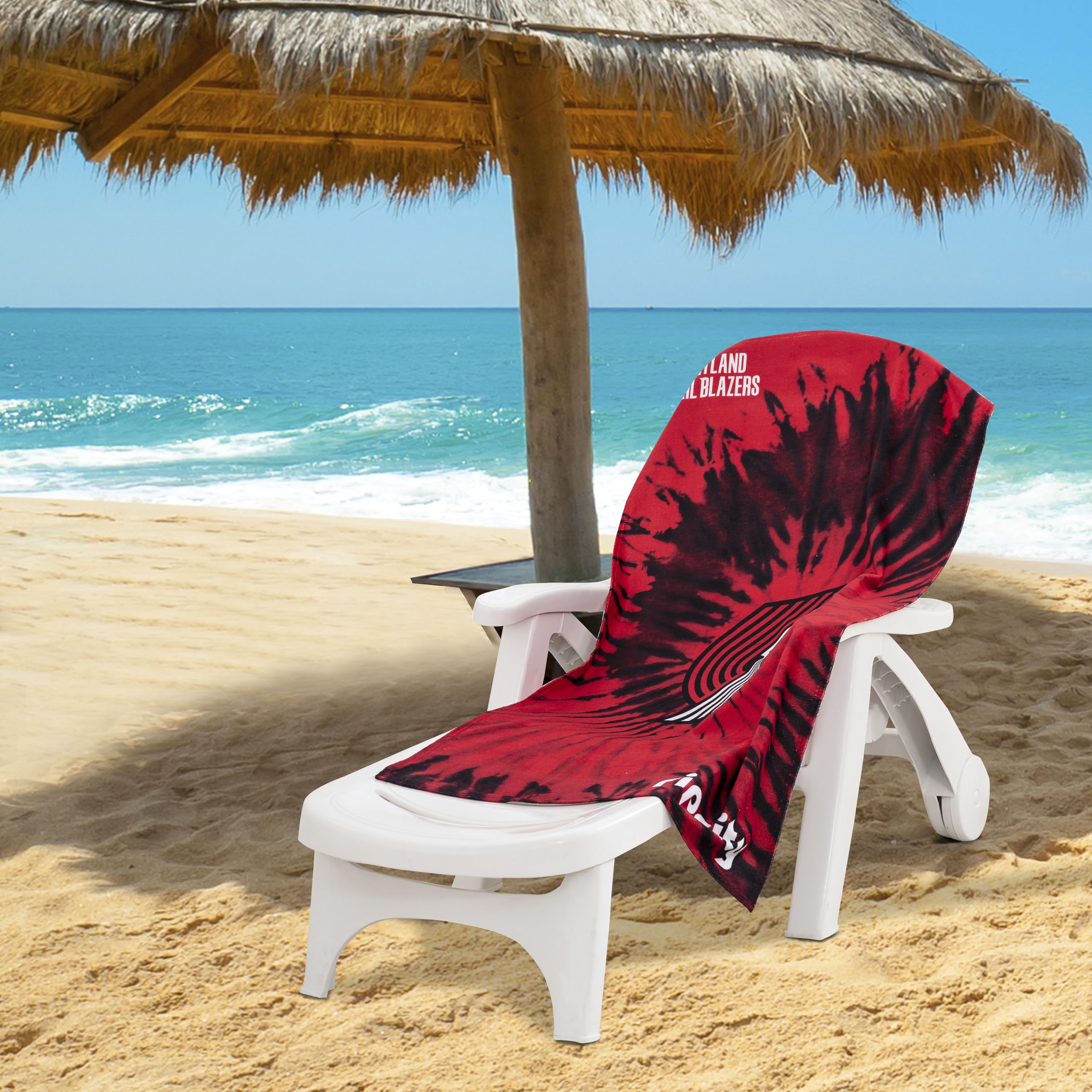 Northwest Nba Portland Trailblazers Beach Towel 30'' X 60'', Psychedelic