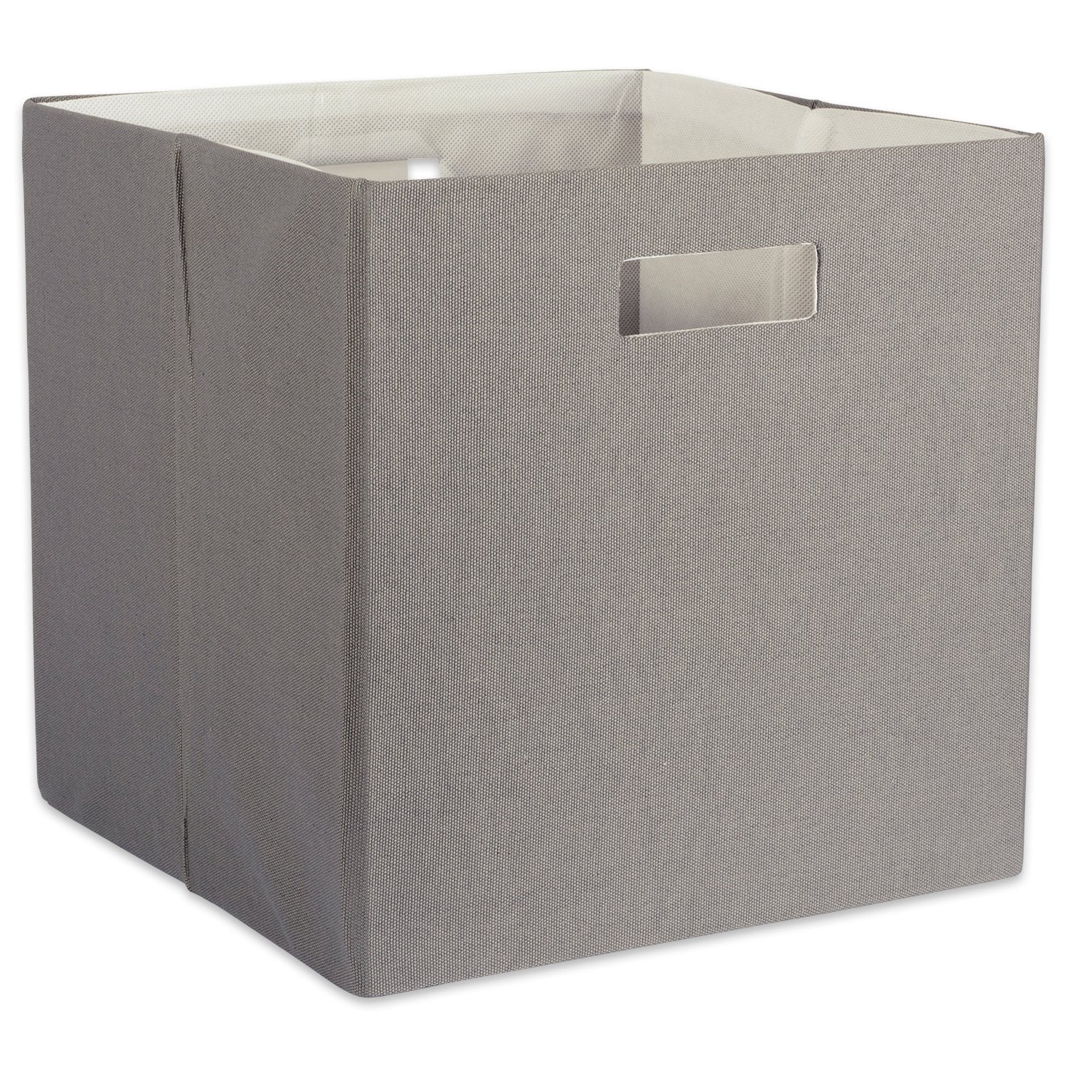 Dii Poly-Cube Storage Collection Hard Sided, Collapsible Solid, Large, Gray