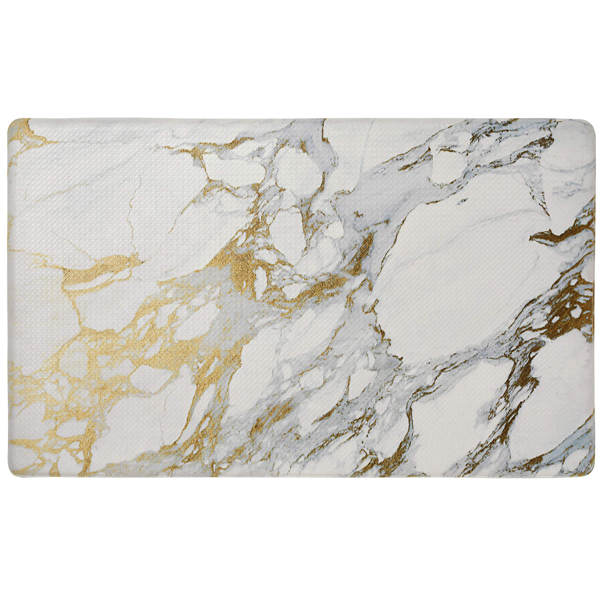 Sohome Cozy Living Anti Fatigue Mat Kitchen Mat Non Slip Stain Resistant Easy Clean 1/2 Inch Thick Kitchen Floor Mats, Marble Go