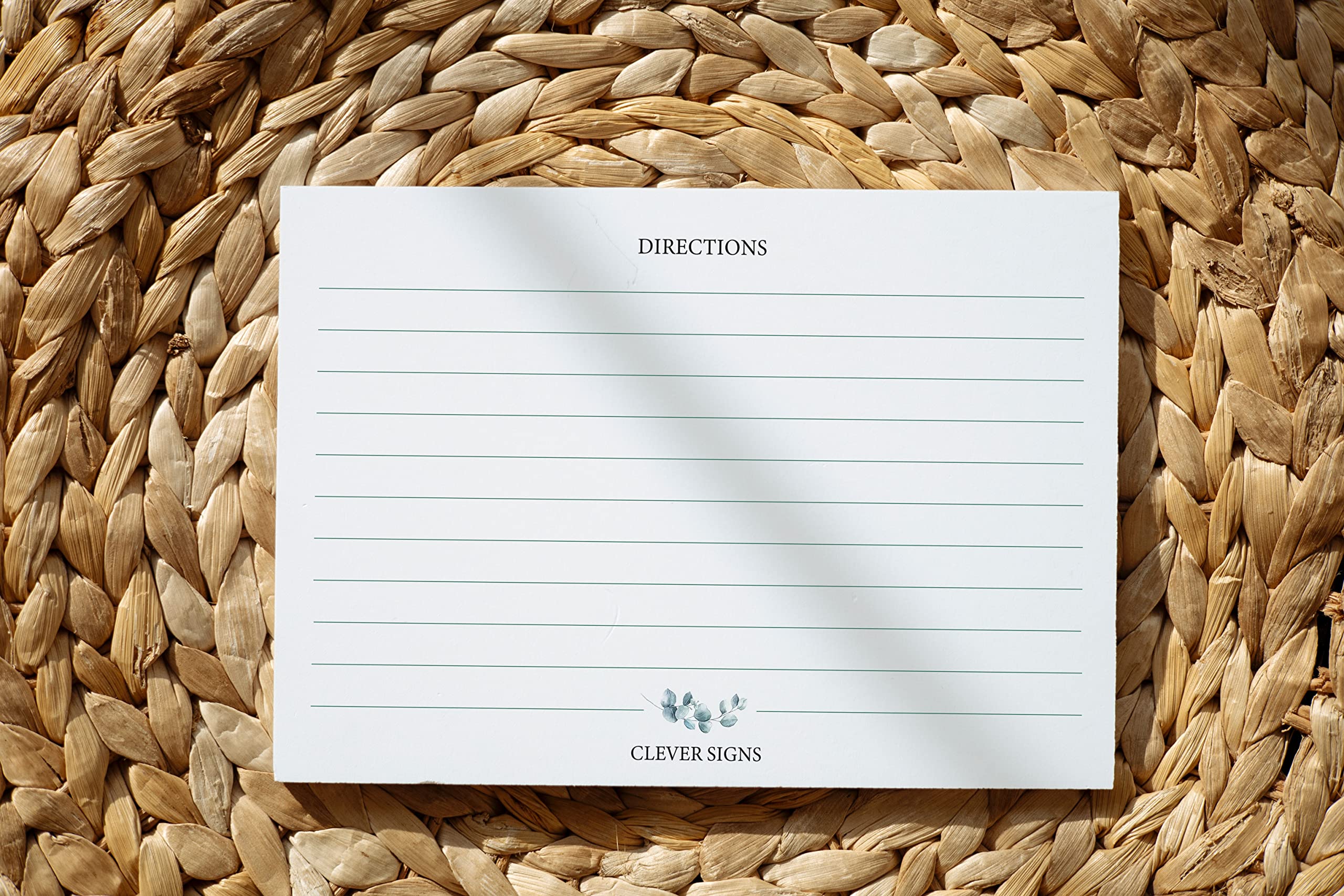 Premium Recipe Cards - Double Sided, 4X6 Inches Thick With Plenty Of Writing Space - Set Of 50 Blank Cards - Ideal For Bridal Sh