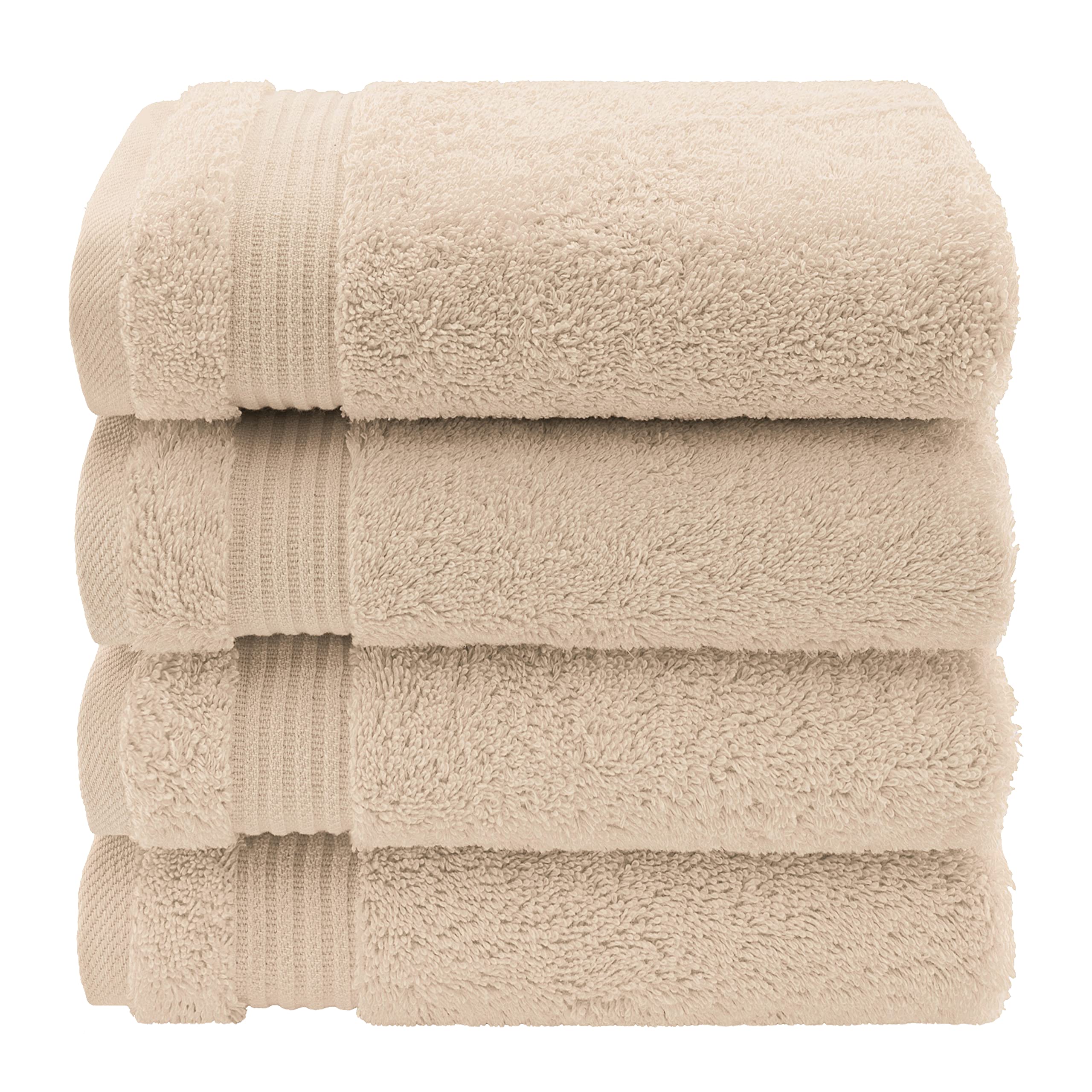 American Veteran Towel  Hand Towels for Bathroom  4 Piece Hand Towel Sets Clearance Prime  16 inch 28 inch 100% Turkish Cotton Face Hand Towels  Bathroom Set of 4  Beige Hand Towels