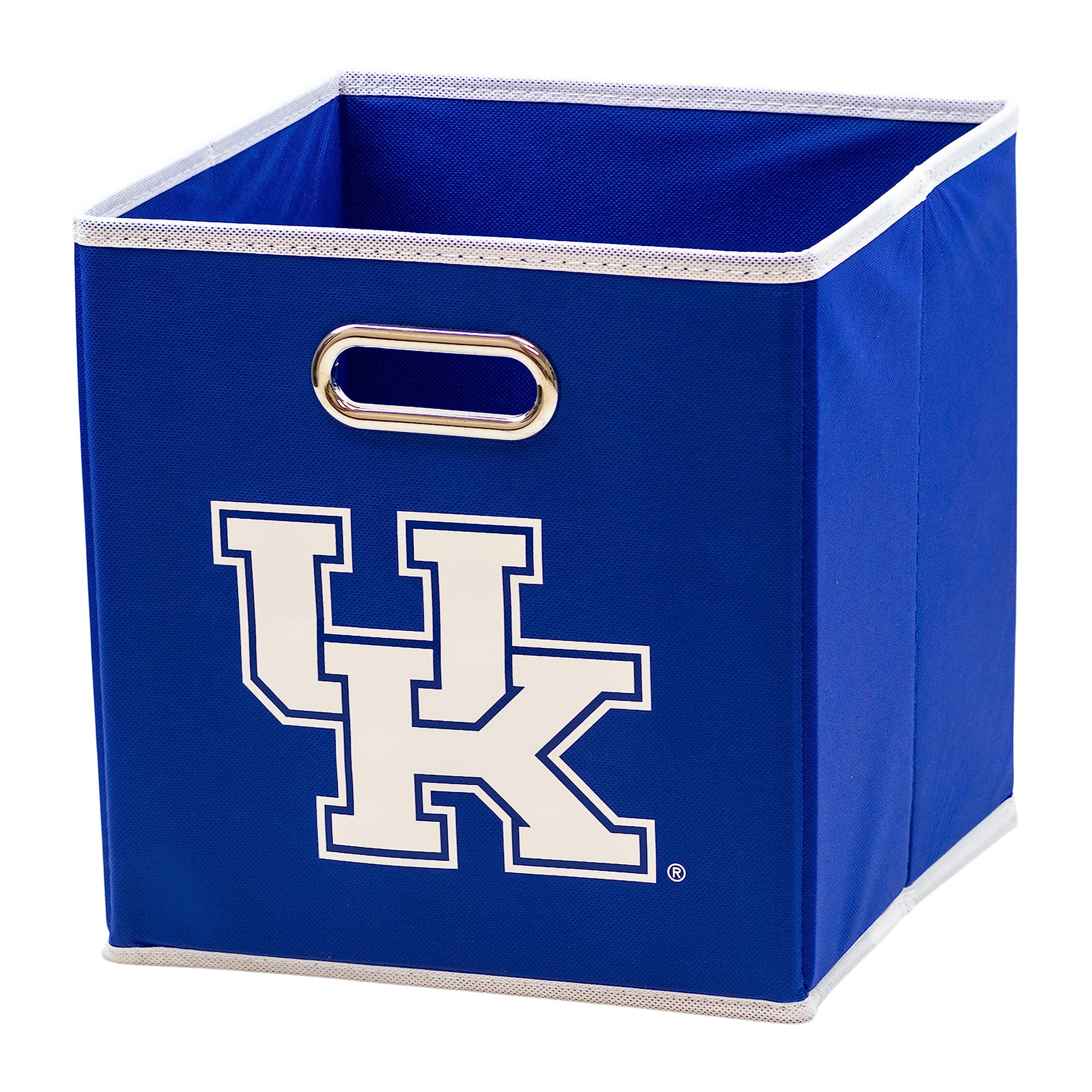 Franklin Sports Ncaa Kentucky Wildcats Collapsible Storage Bin - Made To Fit Storage Bin Shelf Organizers - 10.5'' X 10.5''