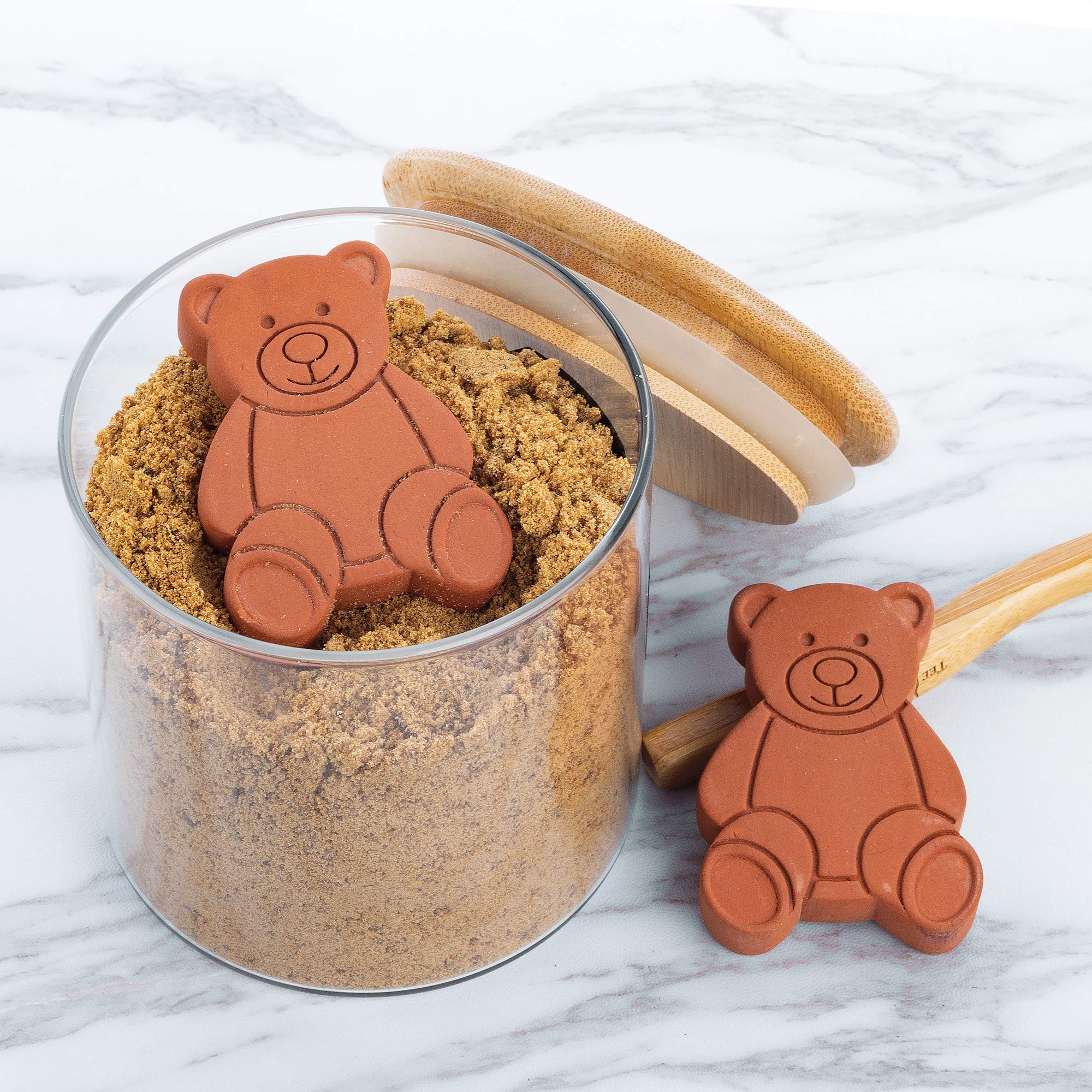 Fox Run Brown Sugar Bear, Set Of Two Keeper And Saver, 2 Count (Pack Of 1)