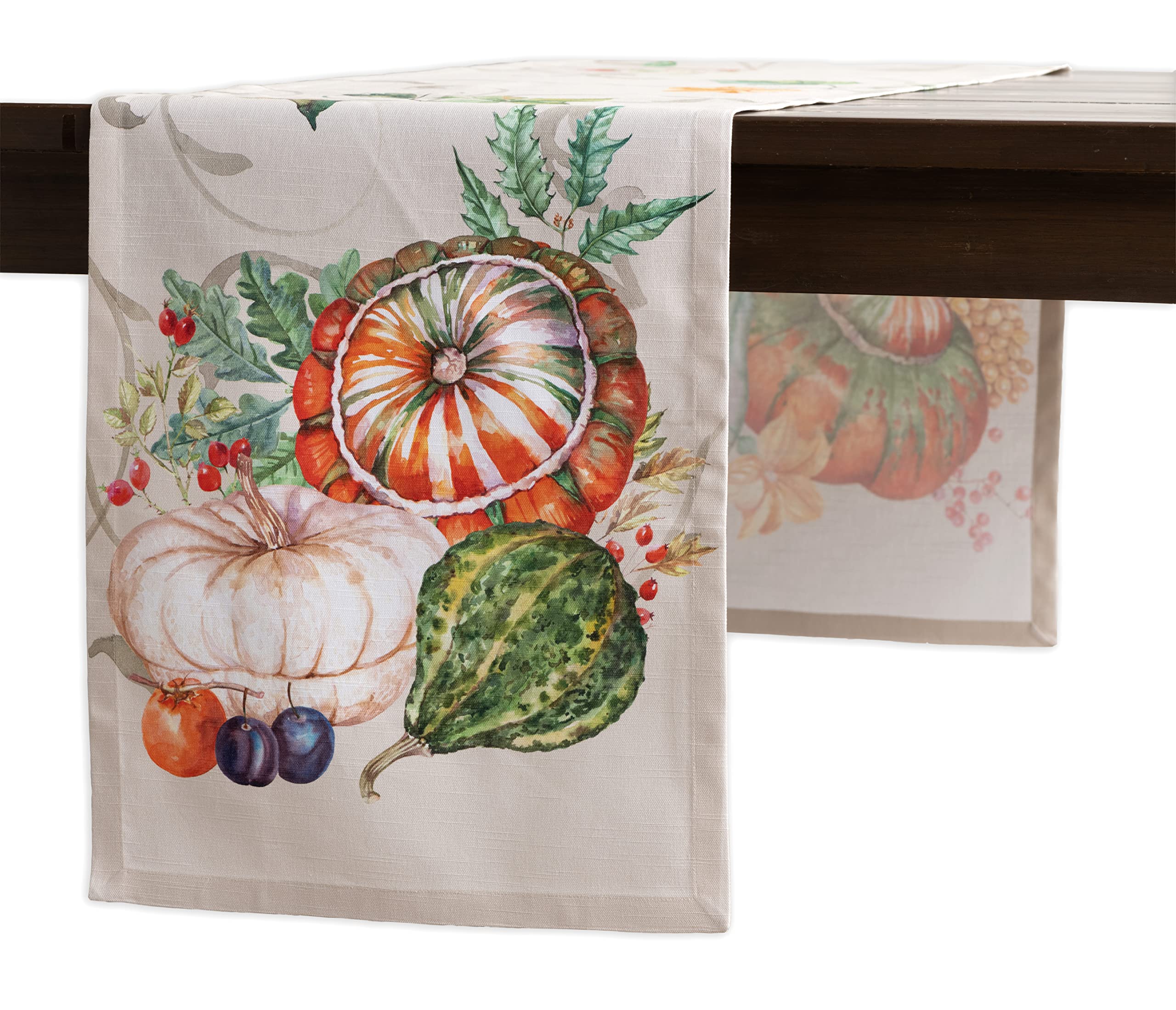Maison D' Hermine Tablerunner 100% Cotton Table Runner Decorative Table Covers, Dining, Home, Wedding, Banquet, Buffet, Lumina (