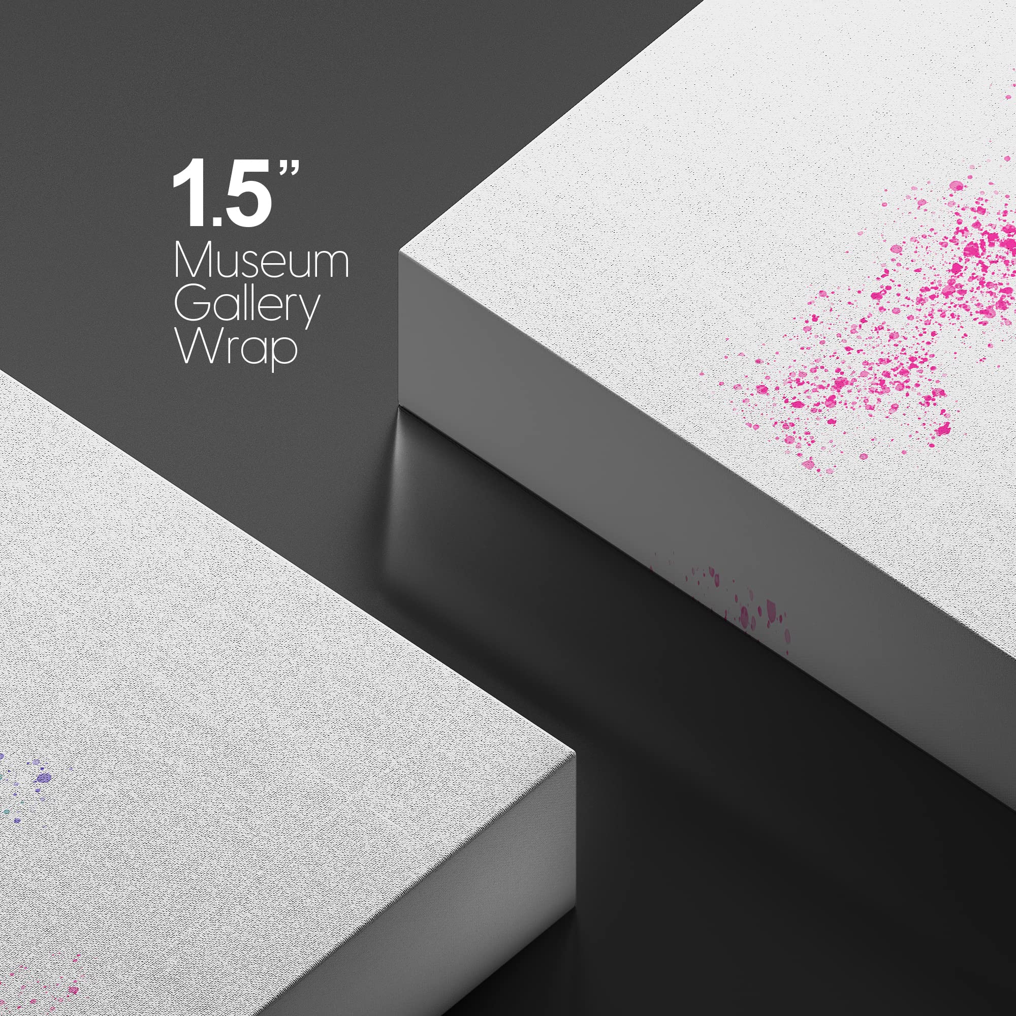 Wall26 Canvas Print Wall Art Rainbow Spray Paint Ink Basketball Player Sports & Fitness Athletes Digital Art Realism Boy'S Bedro