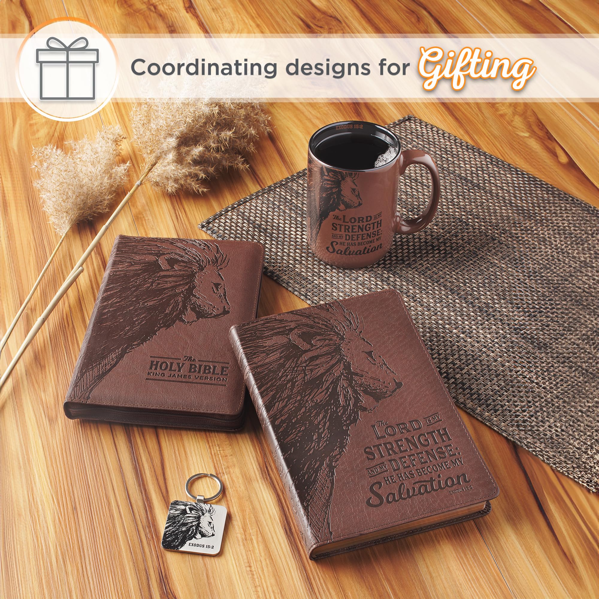 Christian Art Gifts Large Inspirational Ceramic Microwave & Dishwasher Safe Coffee & Tea Scripture Mug for Men & Women: Lord is