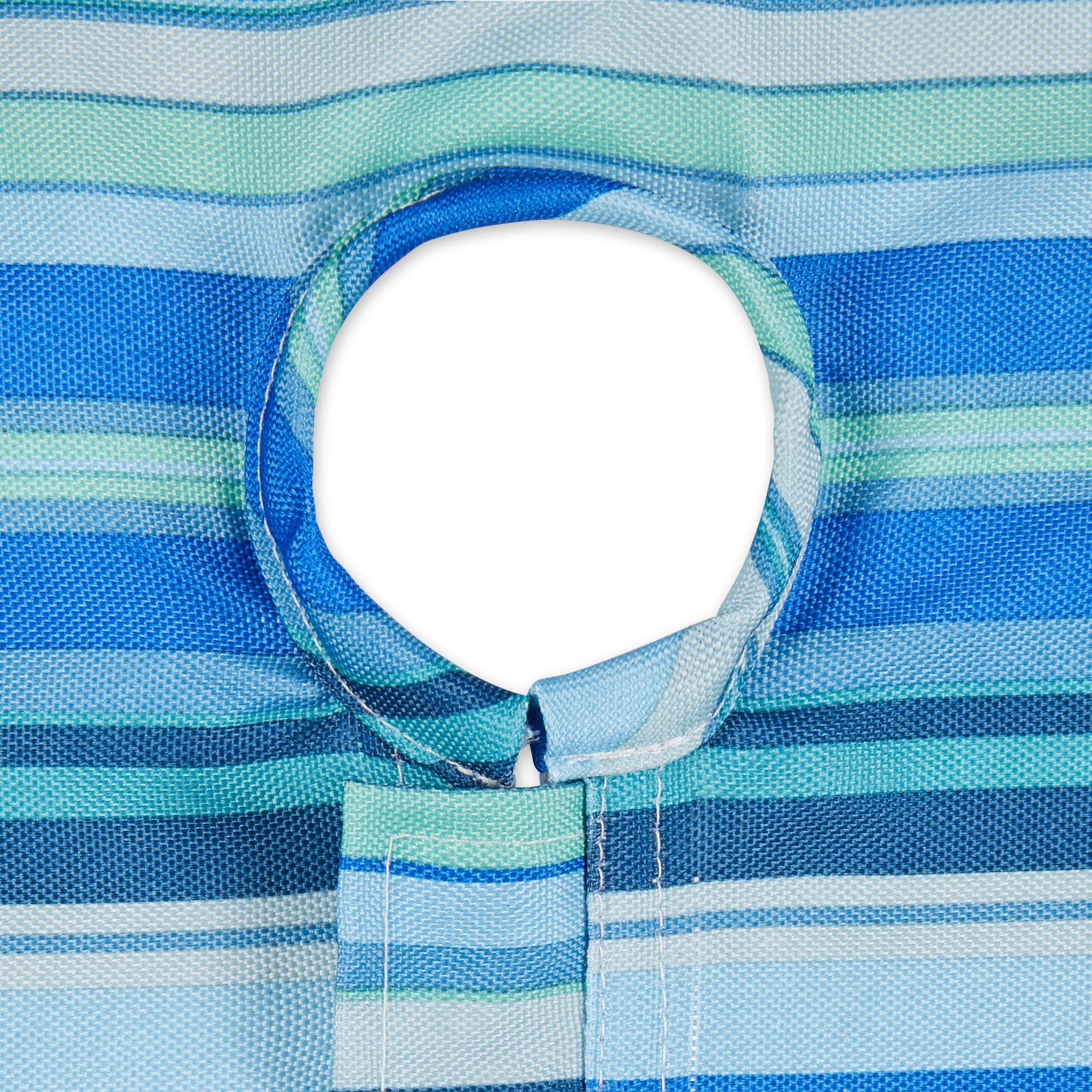 Dii Indoor/Outdoor Tabletop Collection Multi-Use, Machine Washable, Striped, Table Runner, 14X72, Beachy Print
