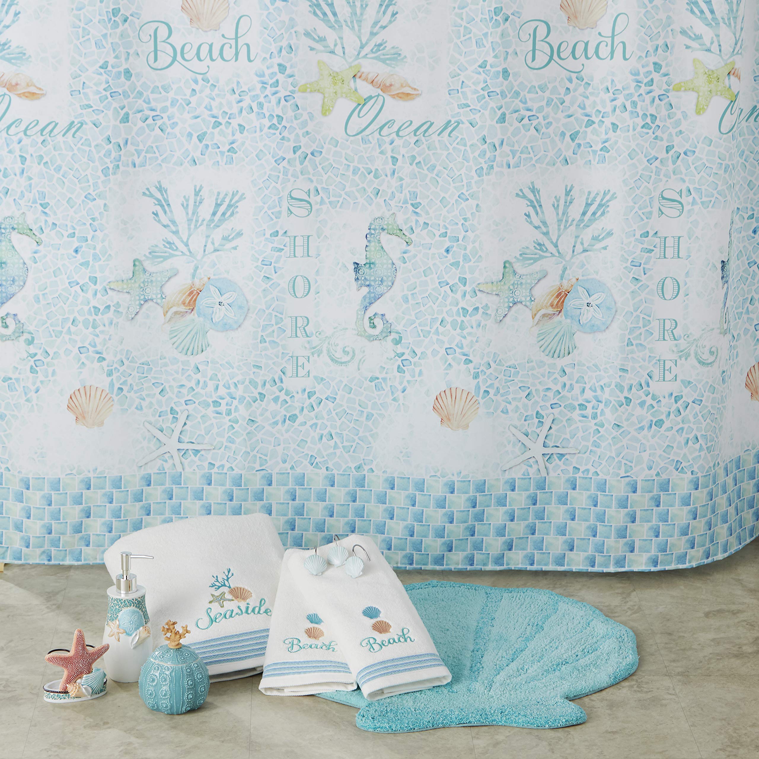 Skl Home By Saturday Knight Ltd. South Seas 2-Piece Hand Towel Set, White