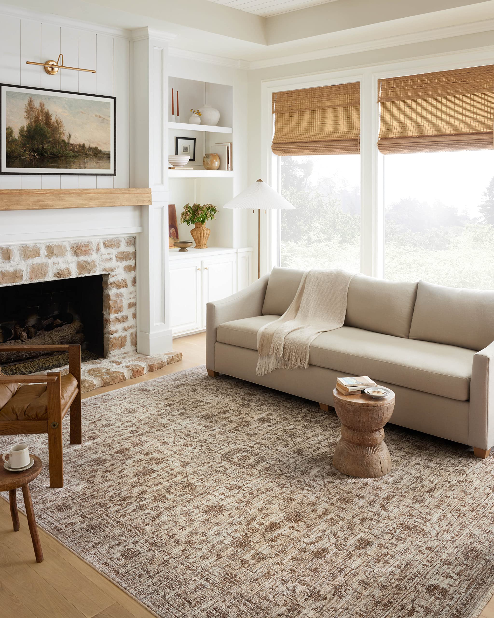 Loloi II Sorrento Bark/Natural 5-3 x 7-6 Area Rug