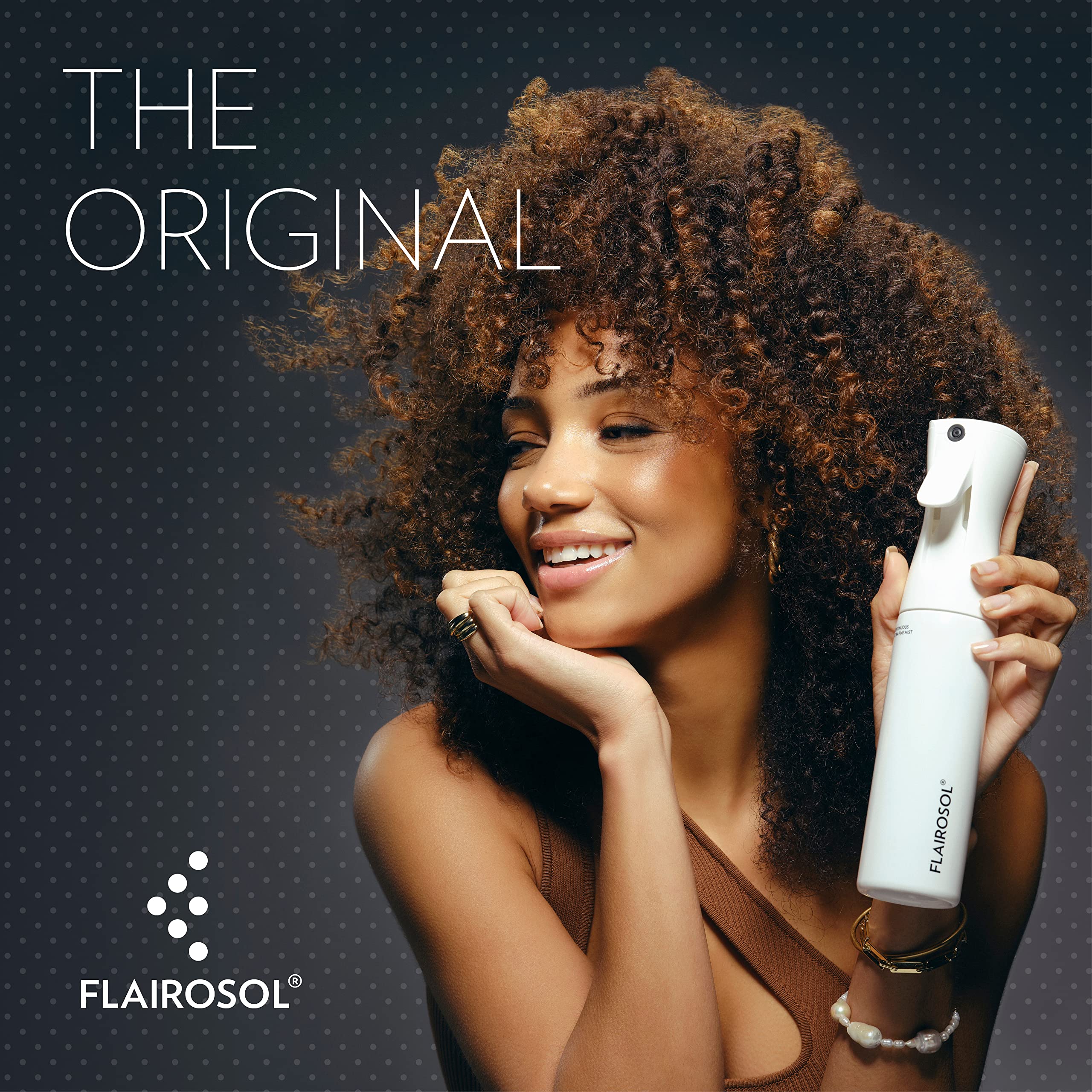 Flairosol, The Original, Spray Bottle, Continuous Mister For Hair And Beauty, Home Care And 1,001 Uses, Trusted By Professionals