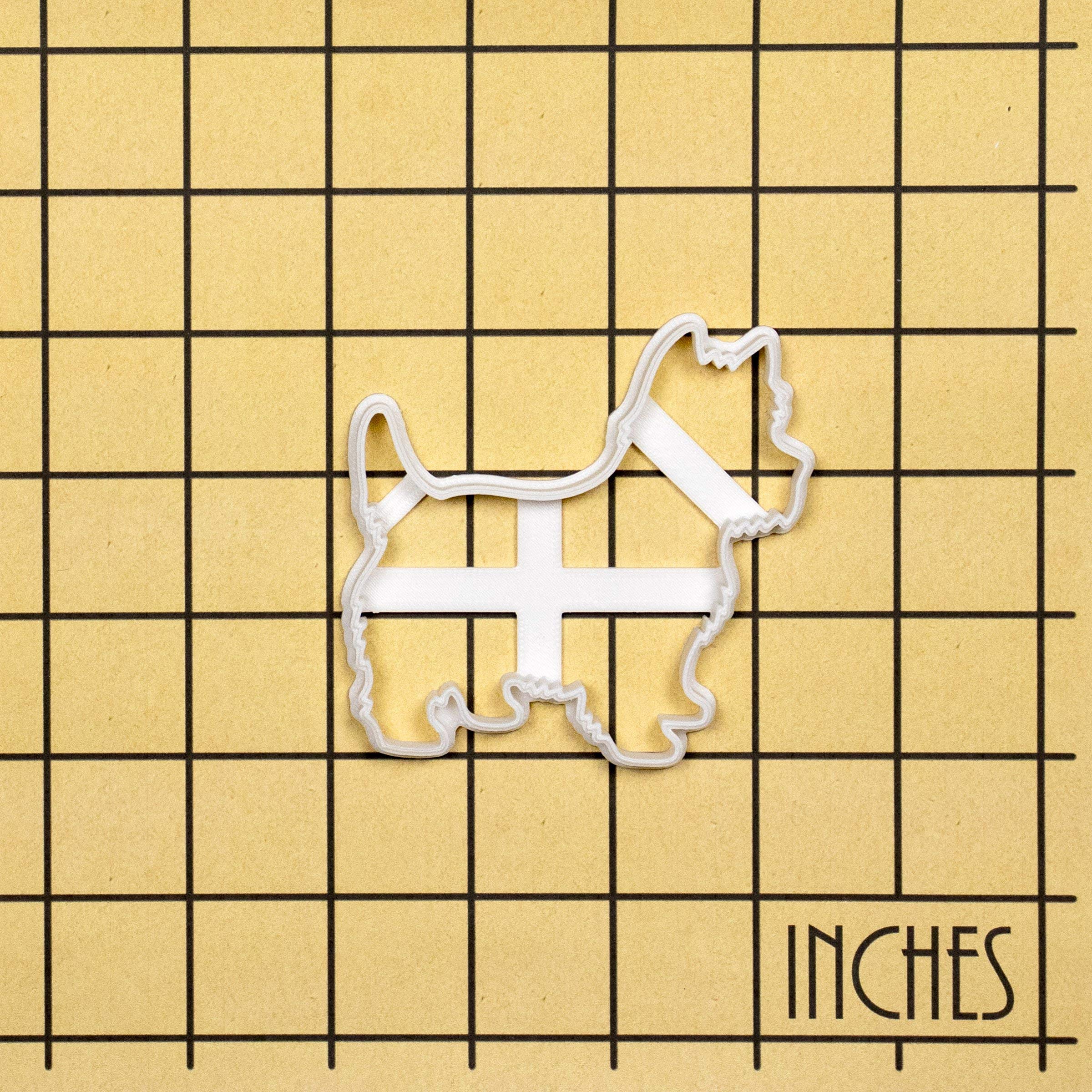 West Highland White Terrier Silhouette Cookie Cutter, 1 Piece - Bakerlogy