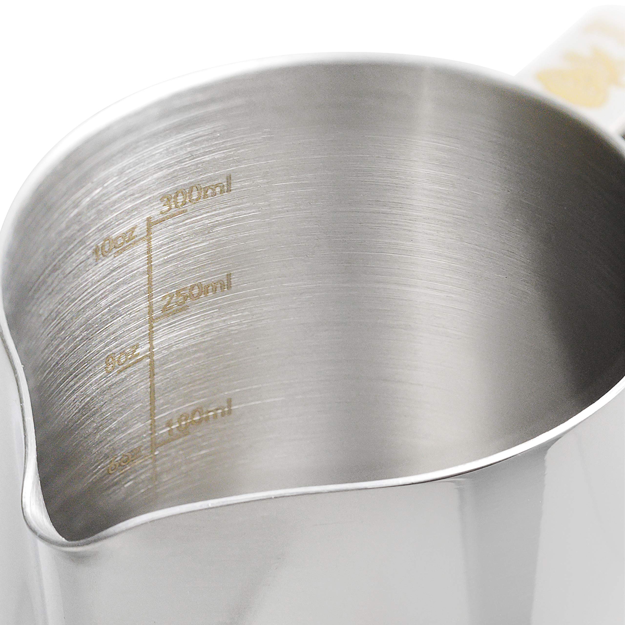 Barista Basics 12Oz Stainless Steel Frothing Pitcher With Precision Spout & Ergonomic Handle For Latte Art