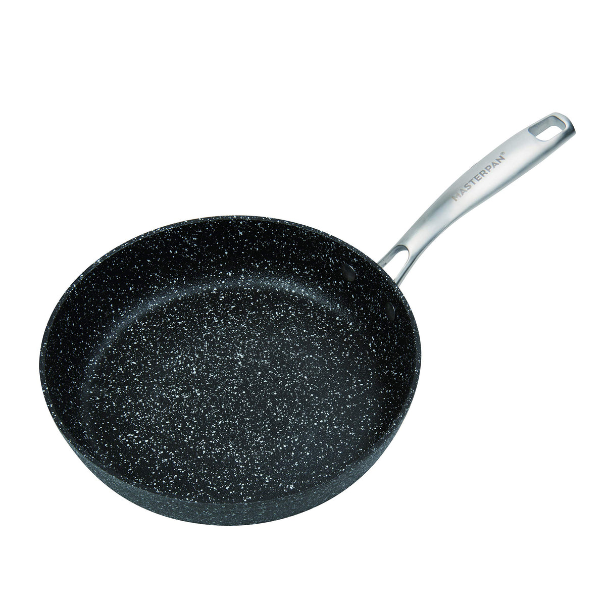 Masterpan Granite Ultra Non-Stick Cast Aluminum Fry Pan, Non-Stick Frying Pan Omelette Pan, 11'', Grey,