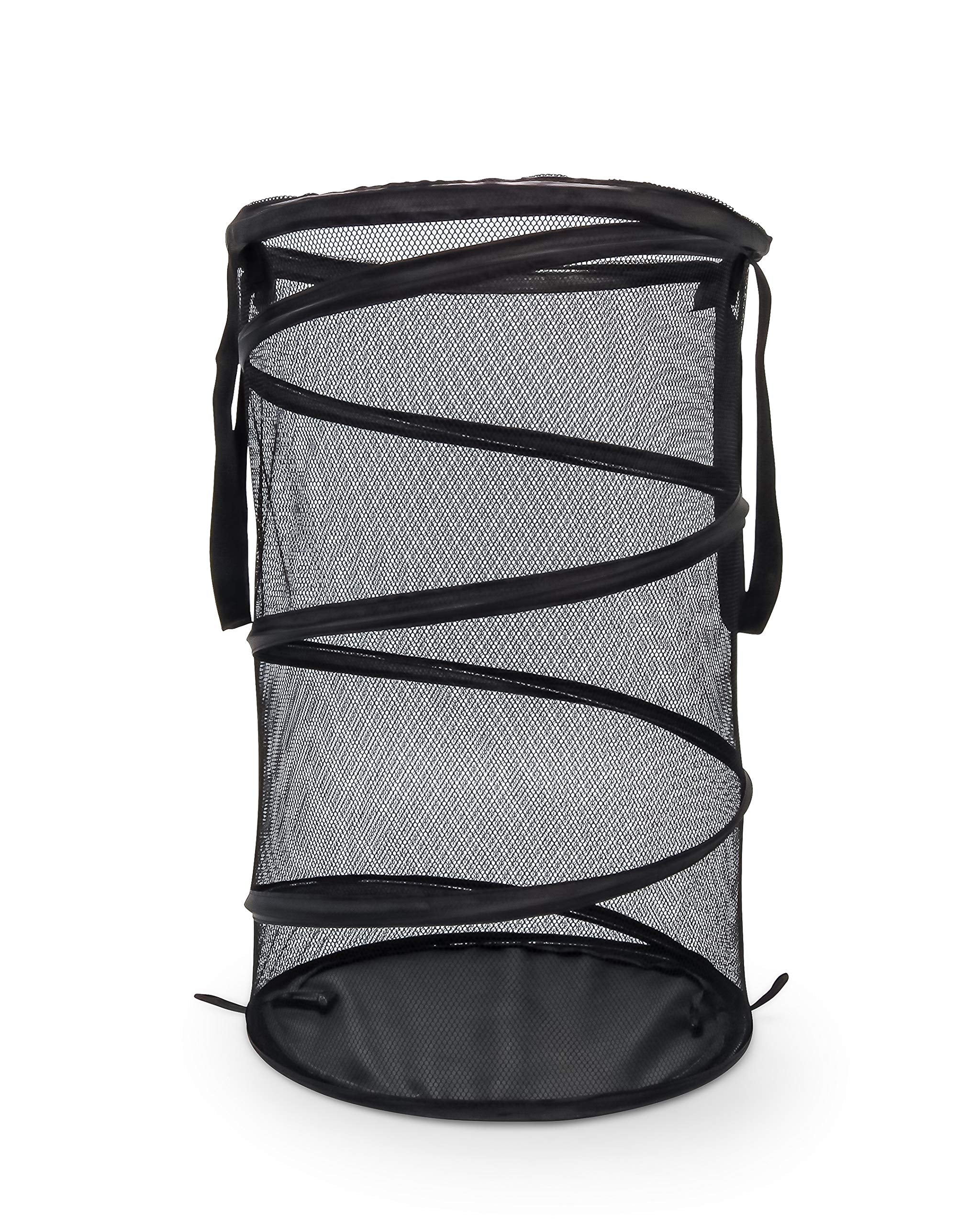 Camco Pop Collapsible Mesh Hamper Basket With Handles-Easy To Store And Clean, Perfect For Travel, Dorms, And More, Minimizes Mo
