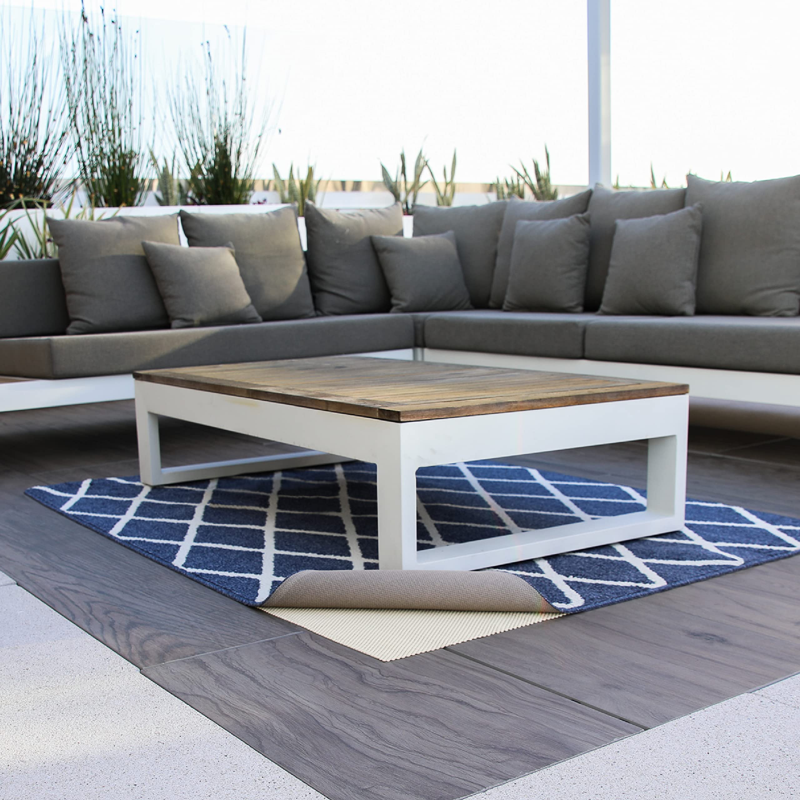Slip-Stop Super Grip Outdoor Non-Slip Rug Pad for Hardwood Floors, USA-Made Outdoor Rug Pad Prevents Outdoor Rugs from Sliding 7