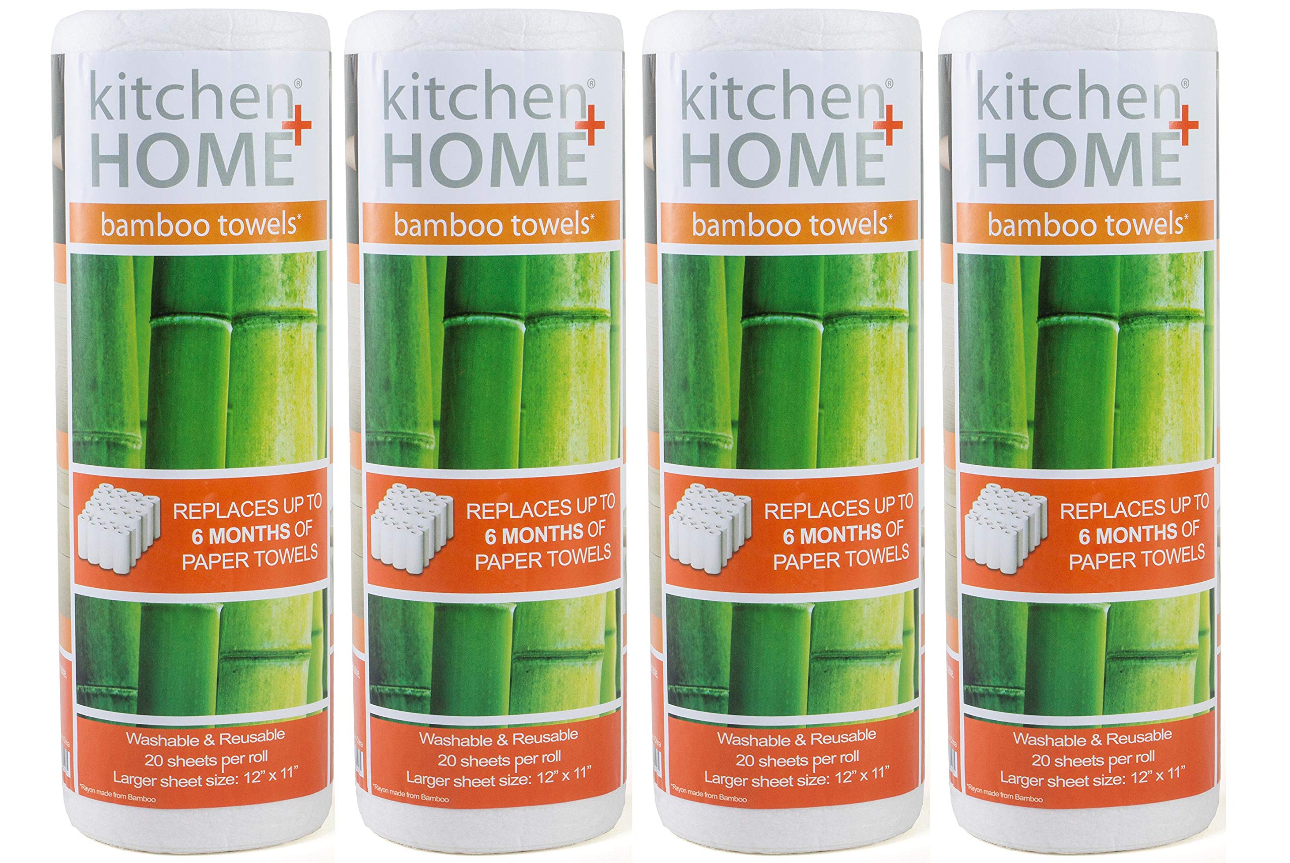 Kitchen Home Paper Towel Alternative  Heavy Duty Washable Reusable Rayon Towels Made from Bamboo  One roll Replaces 6 Months o