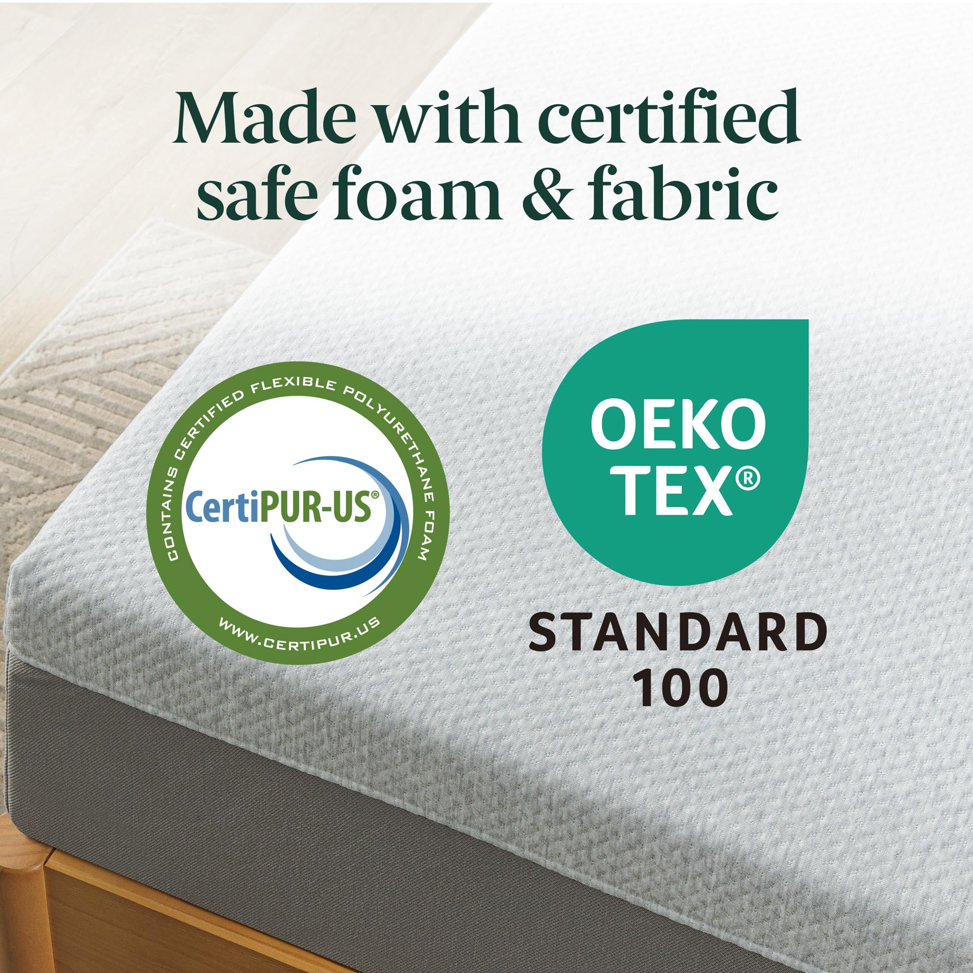 Zinus 12 Inch Ultima Memory Foam Mattress [New Version], Queen, Fiberglass Free, Medium Firm Feel, Breathable Airflow Memory Foa