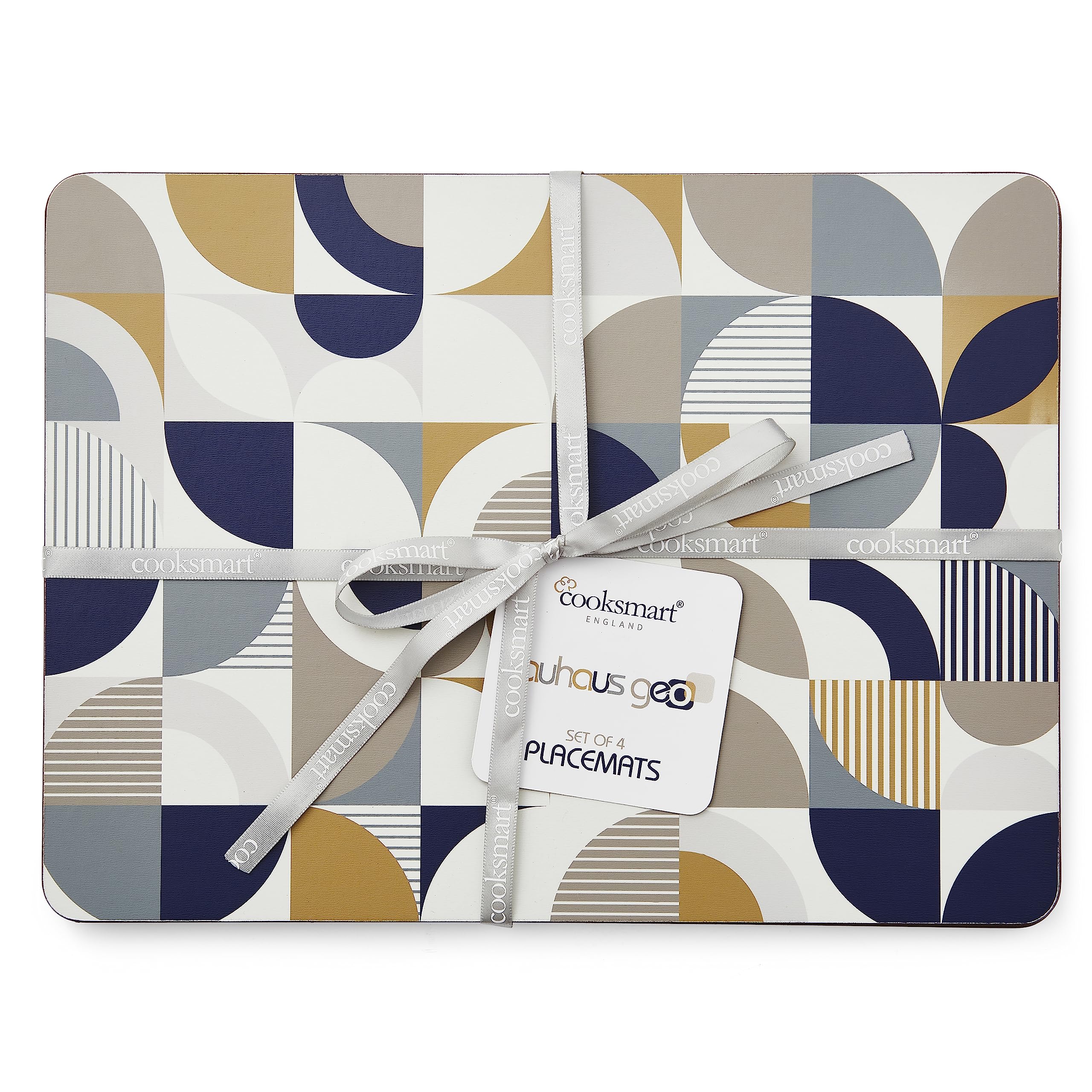 Cooksmart Pack Of 4 Table Place Mats | Place Mats For Table With British Designs | Table Mats For All Types Of Kitchens - Bauhau