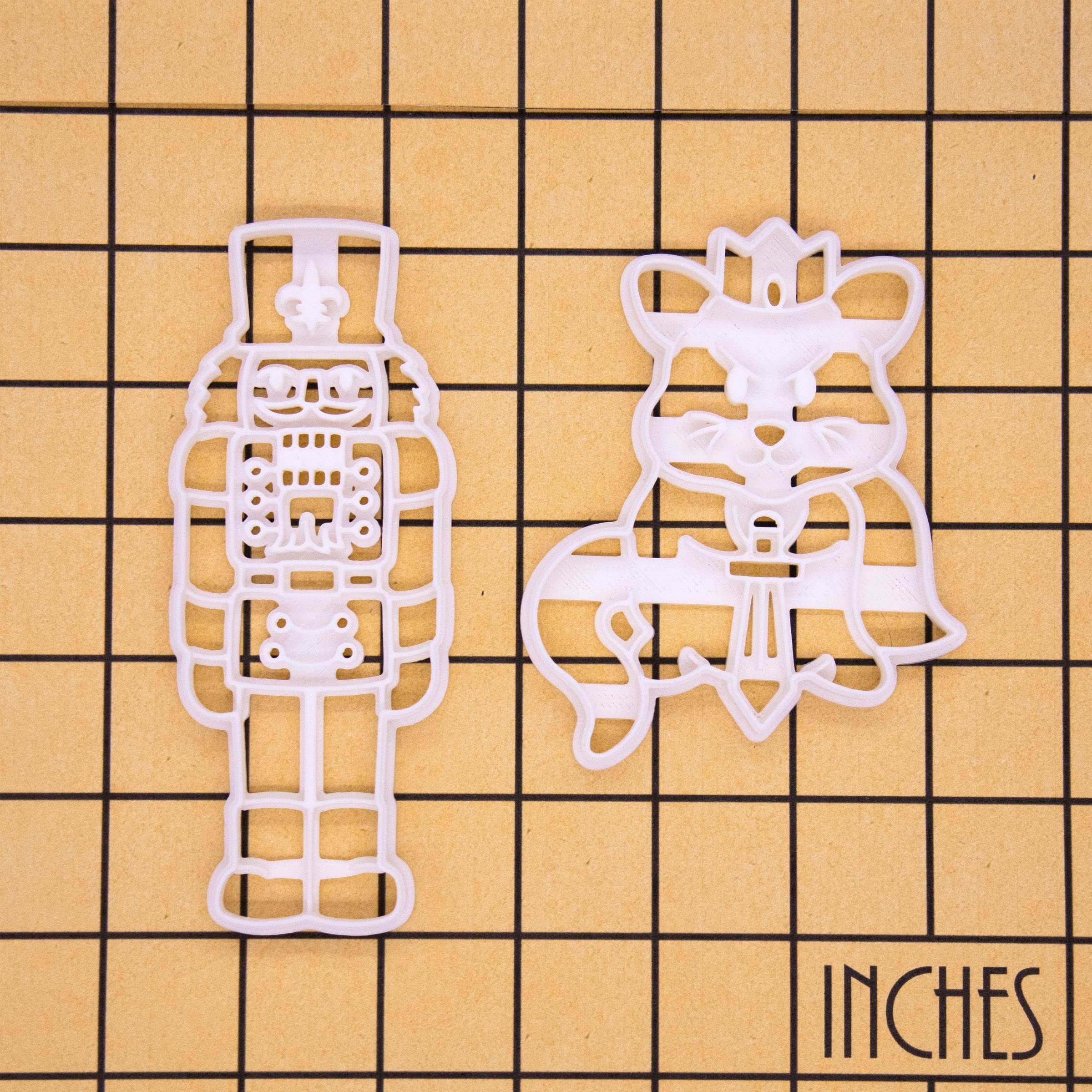 Set Of Mouse King And Nutcracker Cookie Cutters, 2 Pieces - Bakerlogy