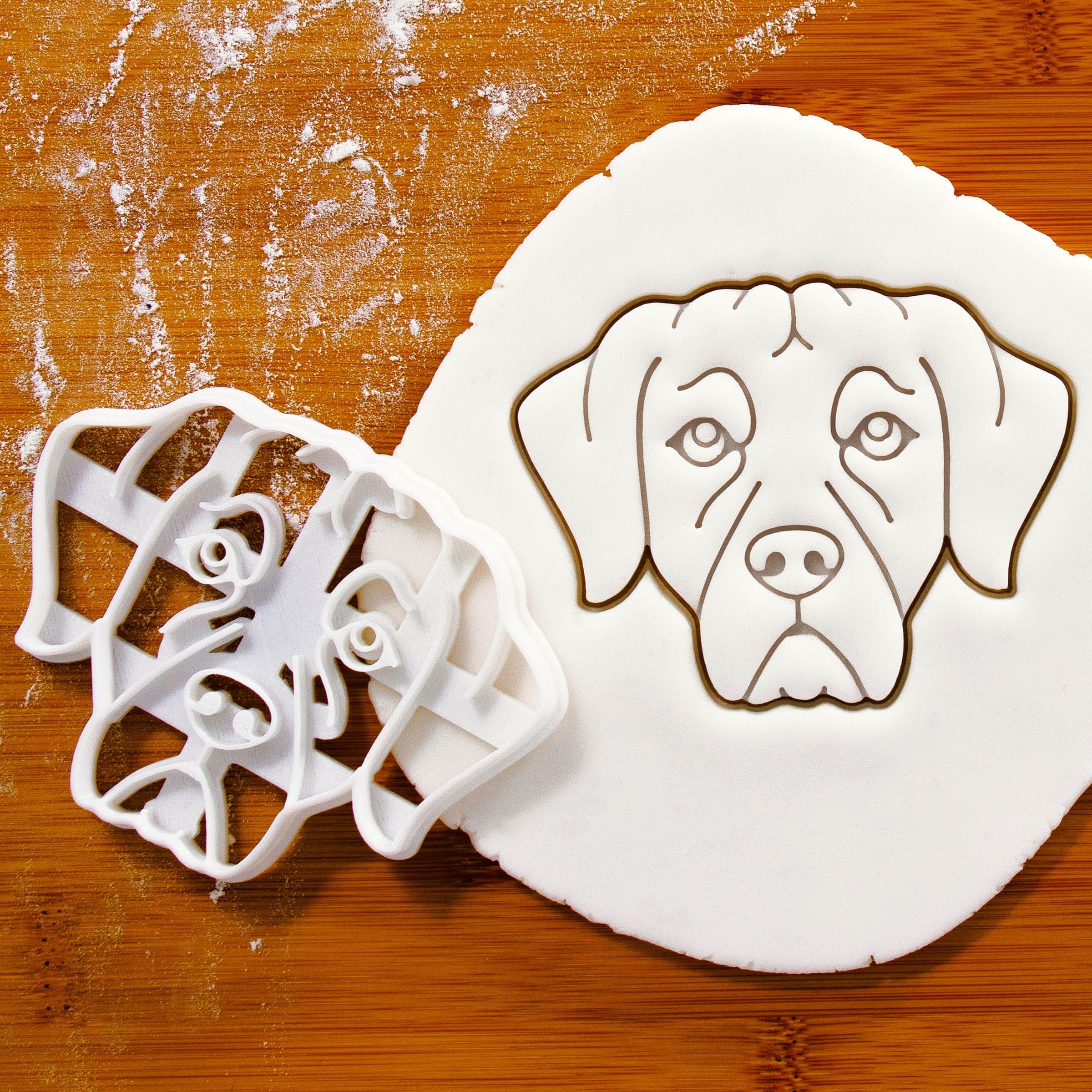 Set Of 2 Rhodesian Ridgeback Dog Cookie Cutters, 2 Pieces - Bakerlogy