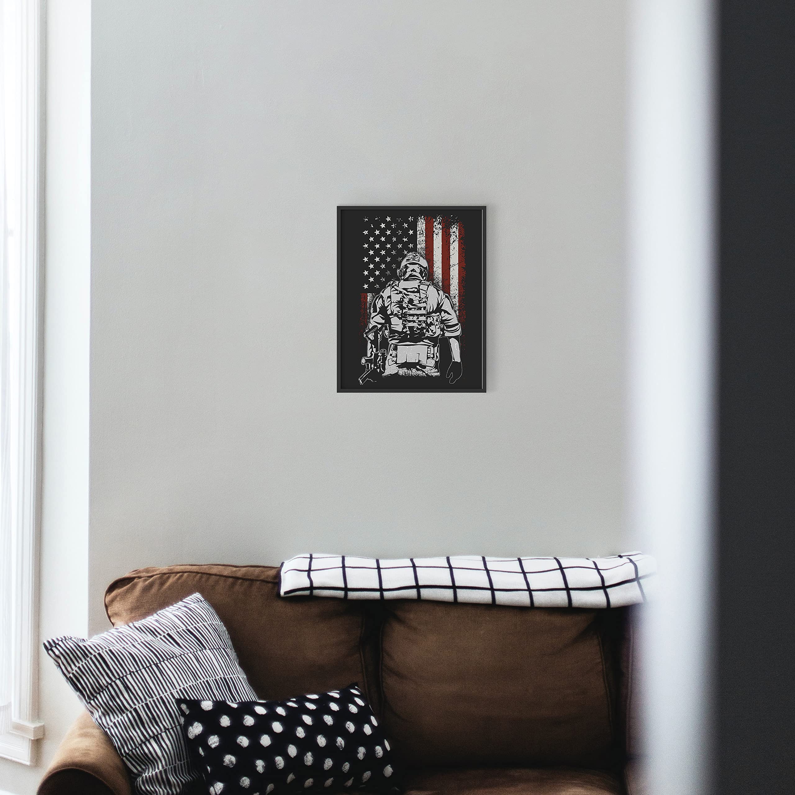 Summit Designs Military Usa Wall Art Decor Prints - Single (11X14) Unframed Poster Photo - Navy Army Marine Seals Air Force - So