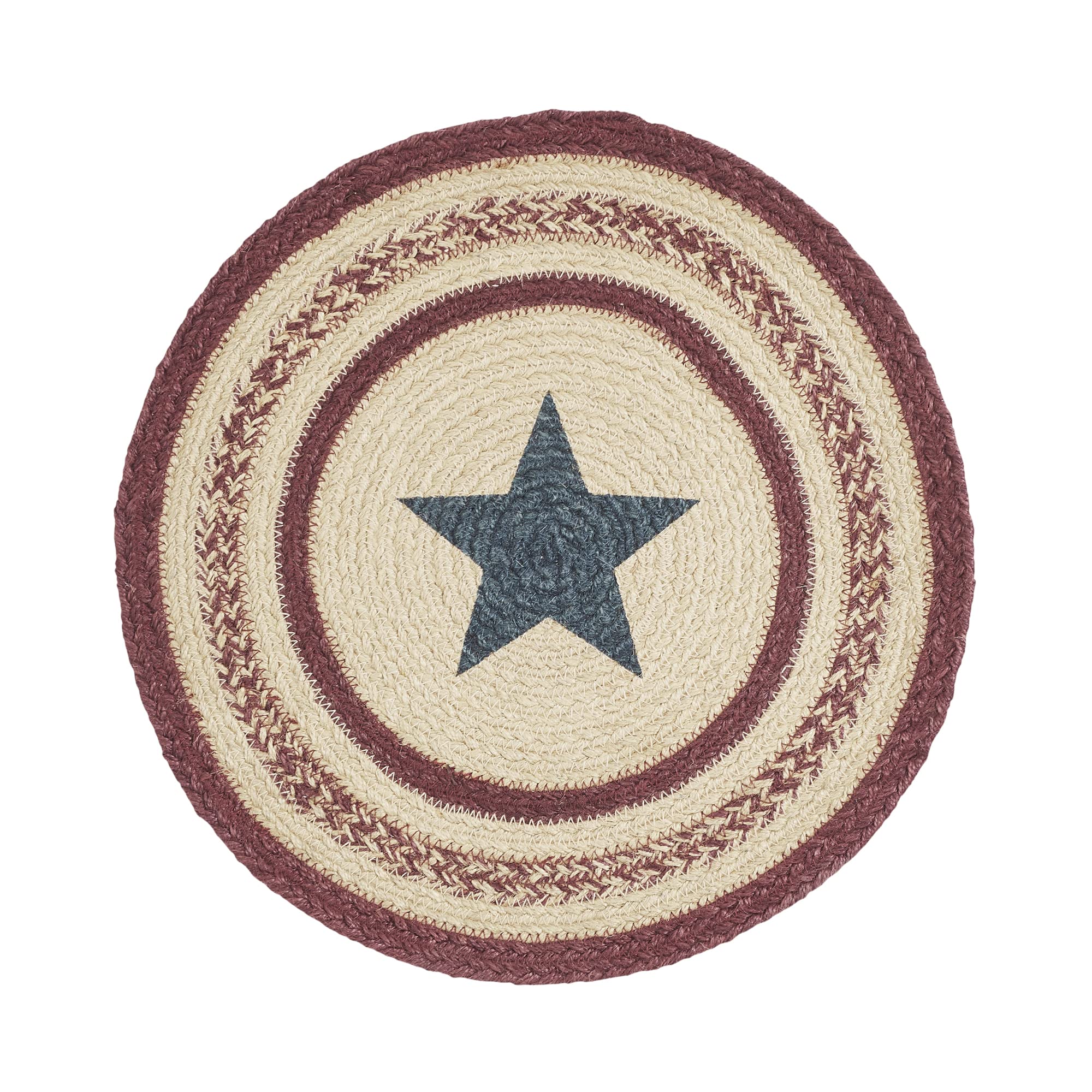 Vhc Brands Potomac Jute Trivet Woven Table Mat 15'' Round