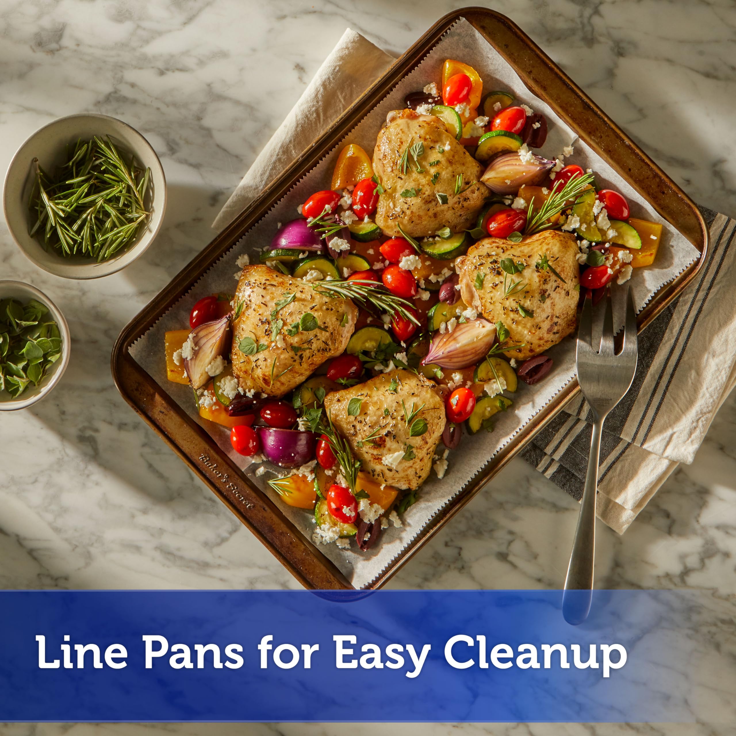 Reynolds Kitchens Pop-Up Parchment Paper Sheets, 10.7X13.75 Inch, 120 Sheets