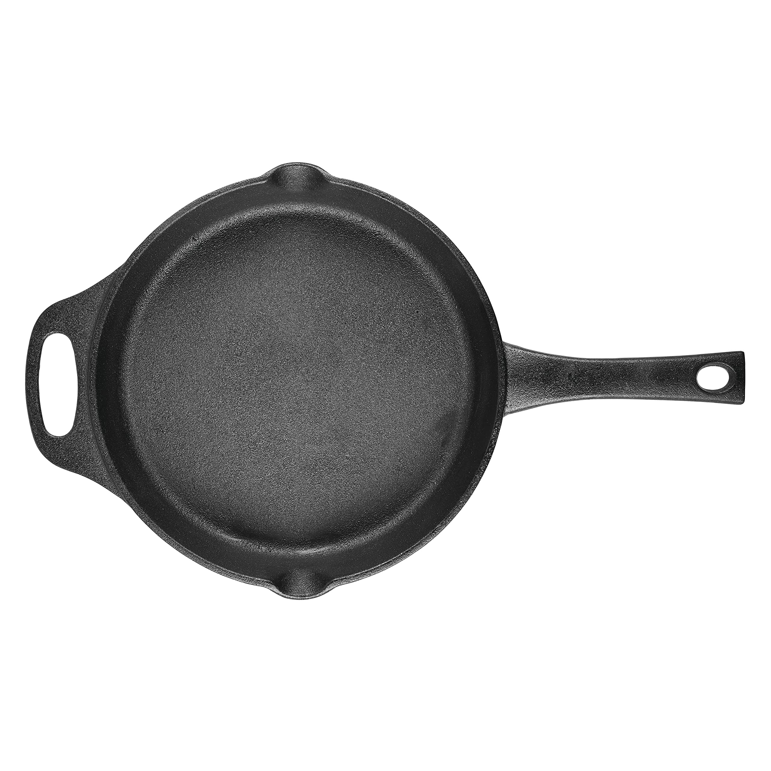 Rachael Ray Pre-Seasoned Cast Iron Skillet, 10 Inch, Black