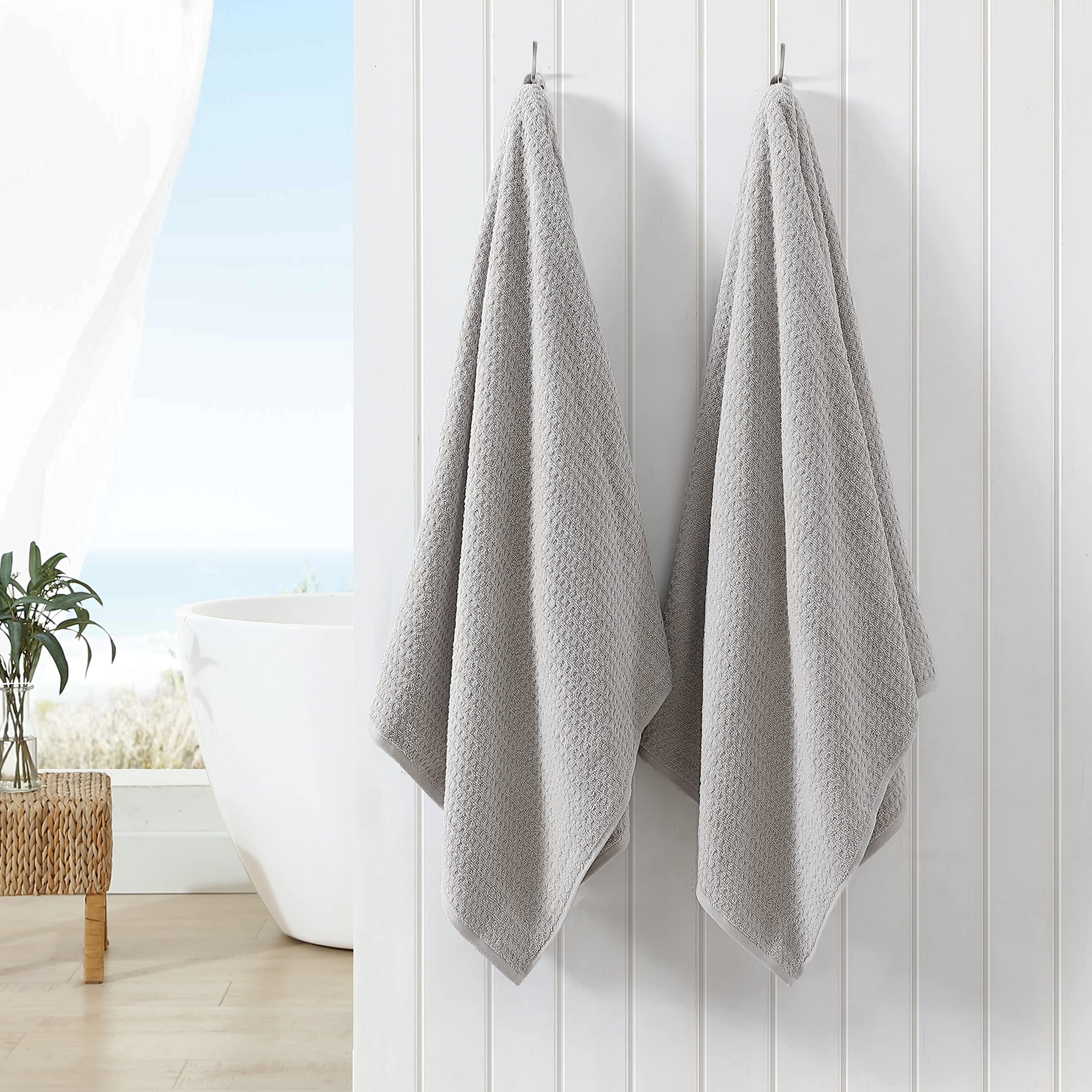 Tommy Bahama- Bath Sheet Set, Highly Absorbent Cotton Bathroom Decor, Low Linting & Fade Resistant, Oeko-Tex Certified (Northern
