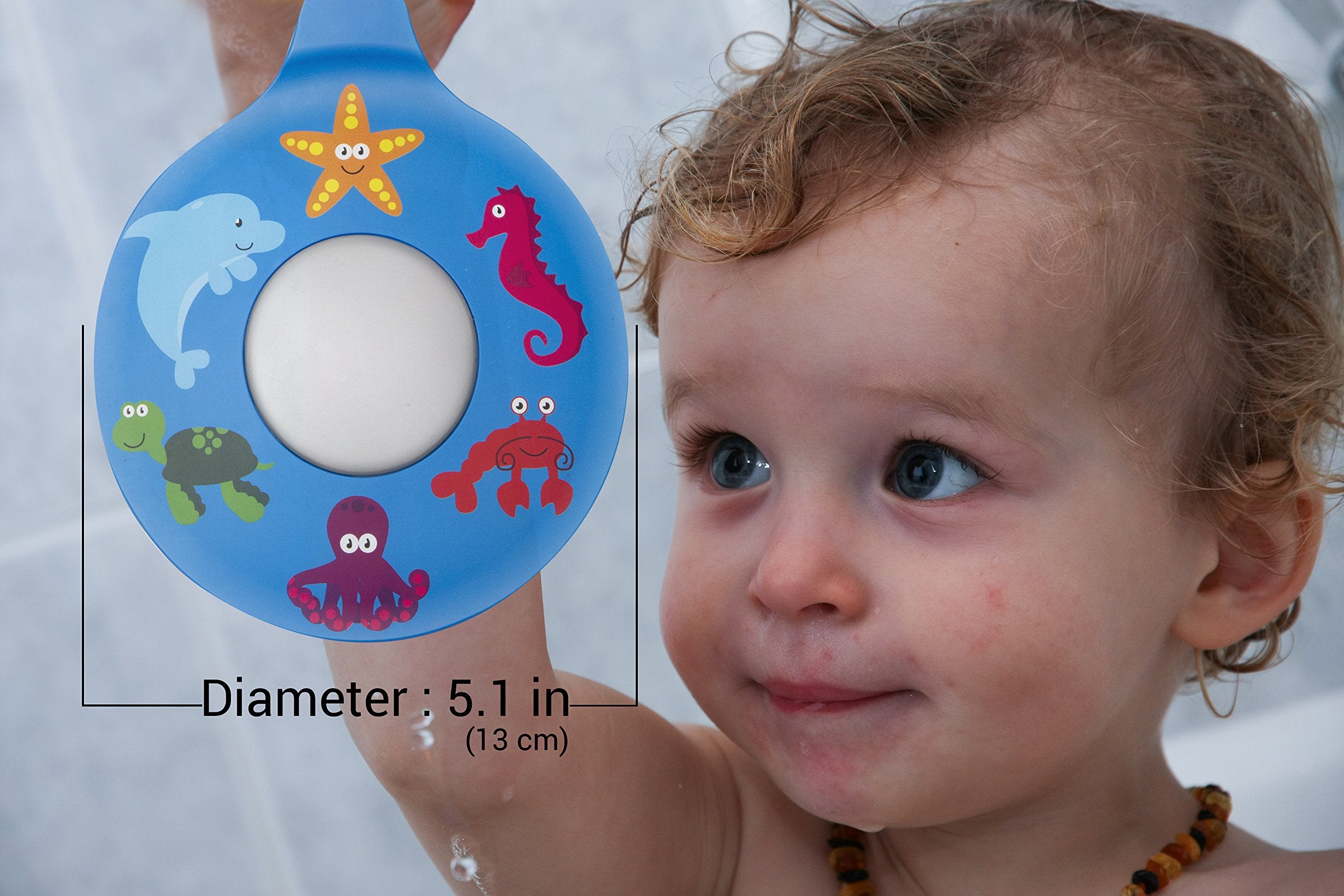 Littlefoot Nation Fun Heavy Duty Bathtub Stopper For Kids, Secure Drain Cover For Bath Tubs, Sinks, And Laundries, 100% Bpa Free
