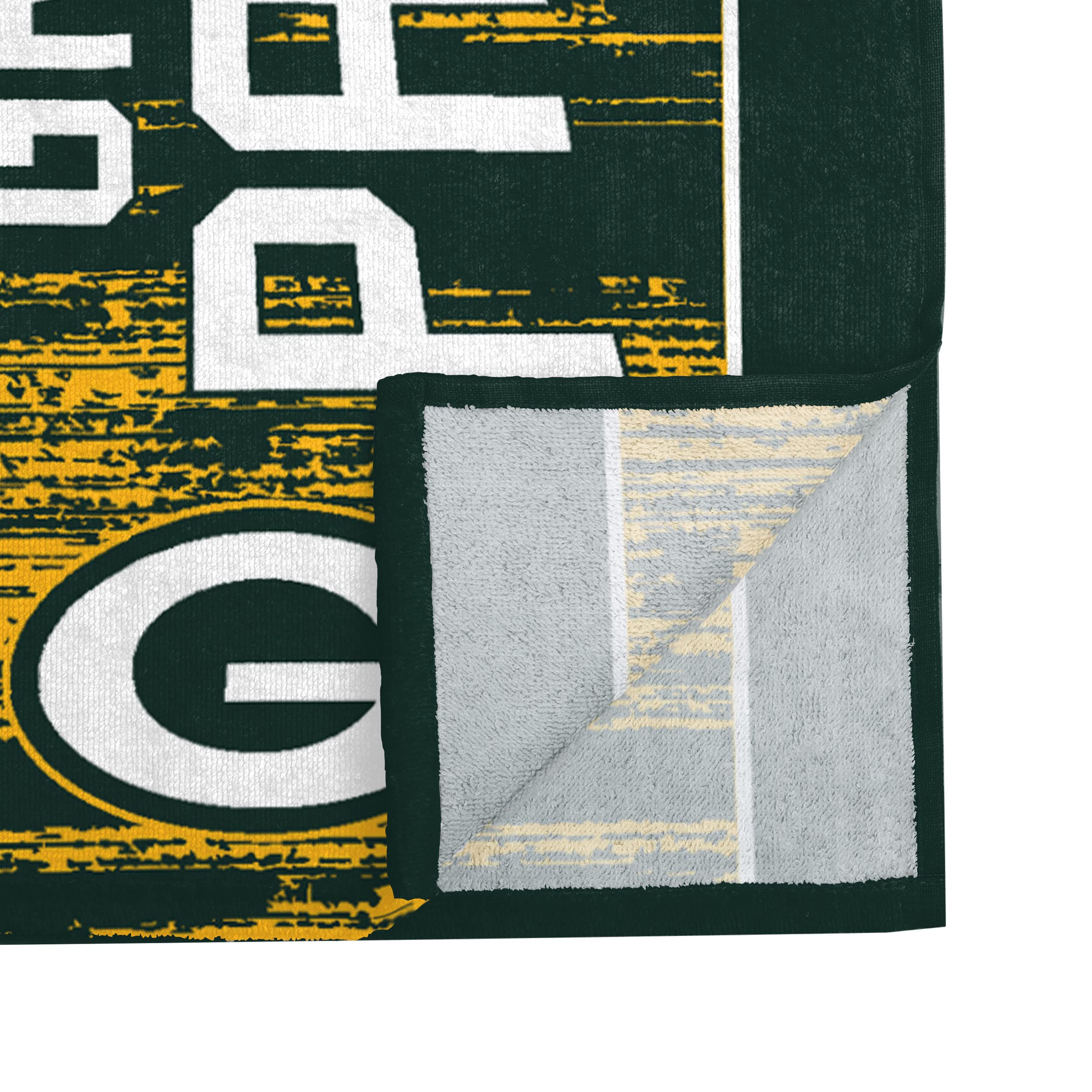 Foco Green Bay Packers Nfl Big Logo Beach Towel