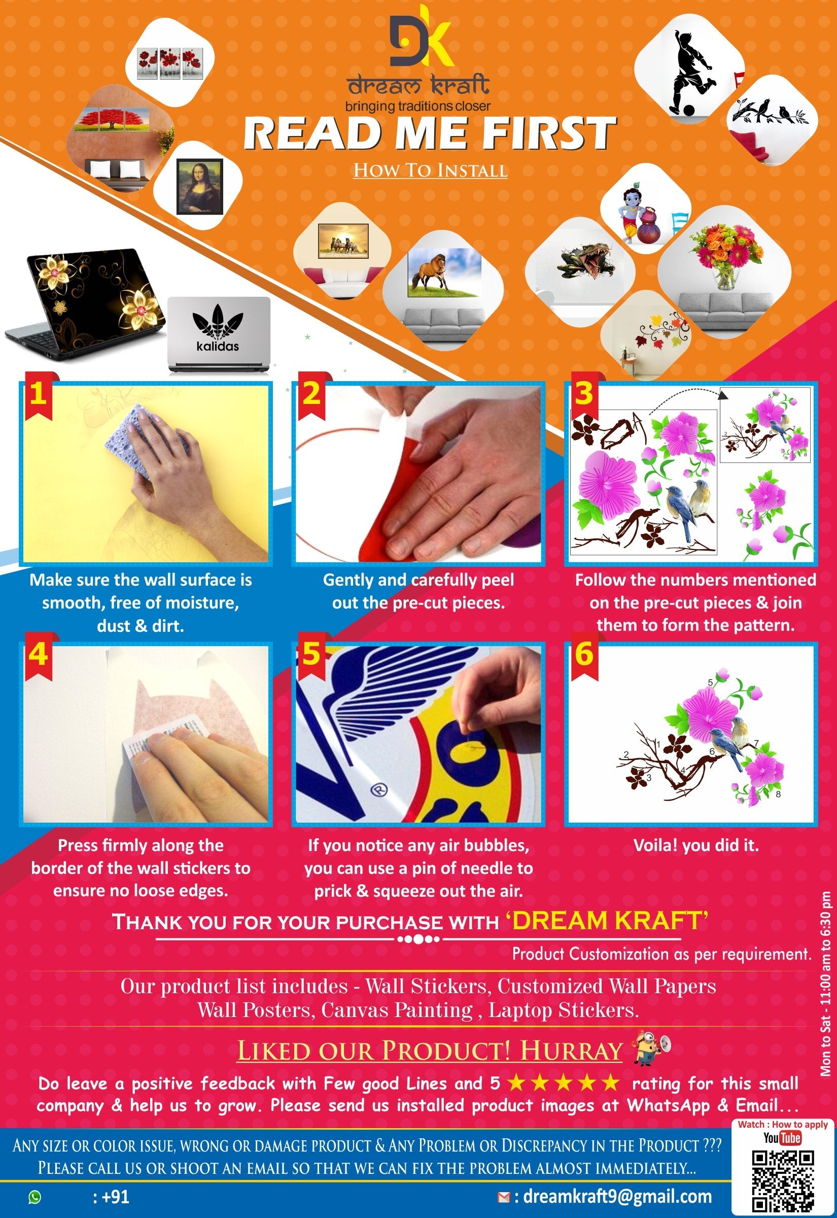 Dreamkraft Vinyl Glow In The Dark Wall Stickers 9.44 X 11.81 X 0.39 Inch, Green,3S1M, Self-Adhesive