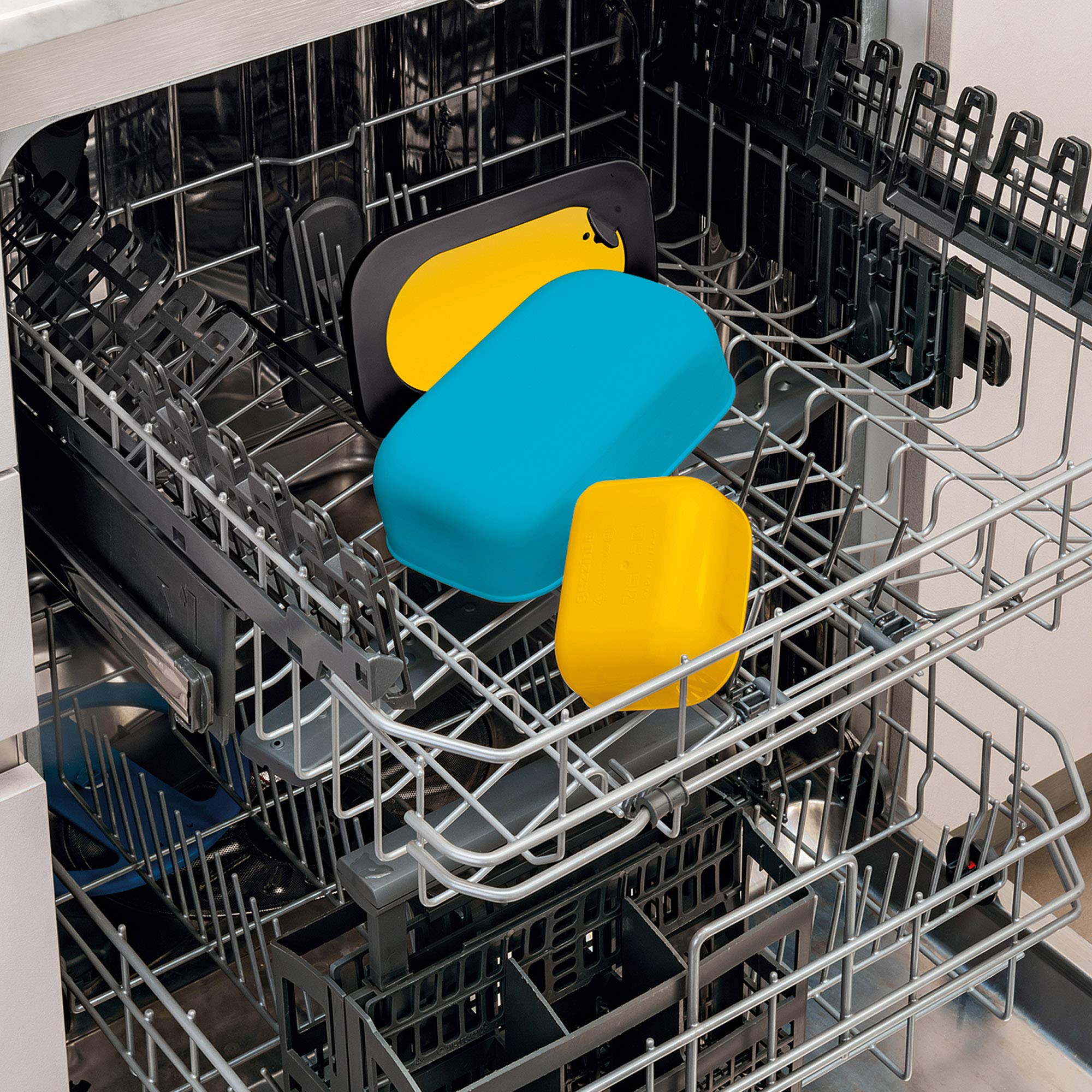 Guzzini(?????) Store&Go Storage Containers, One Size, Ochre