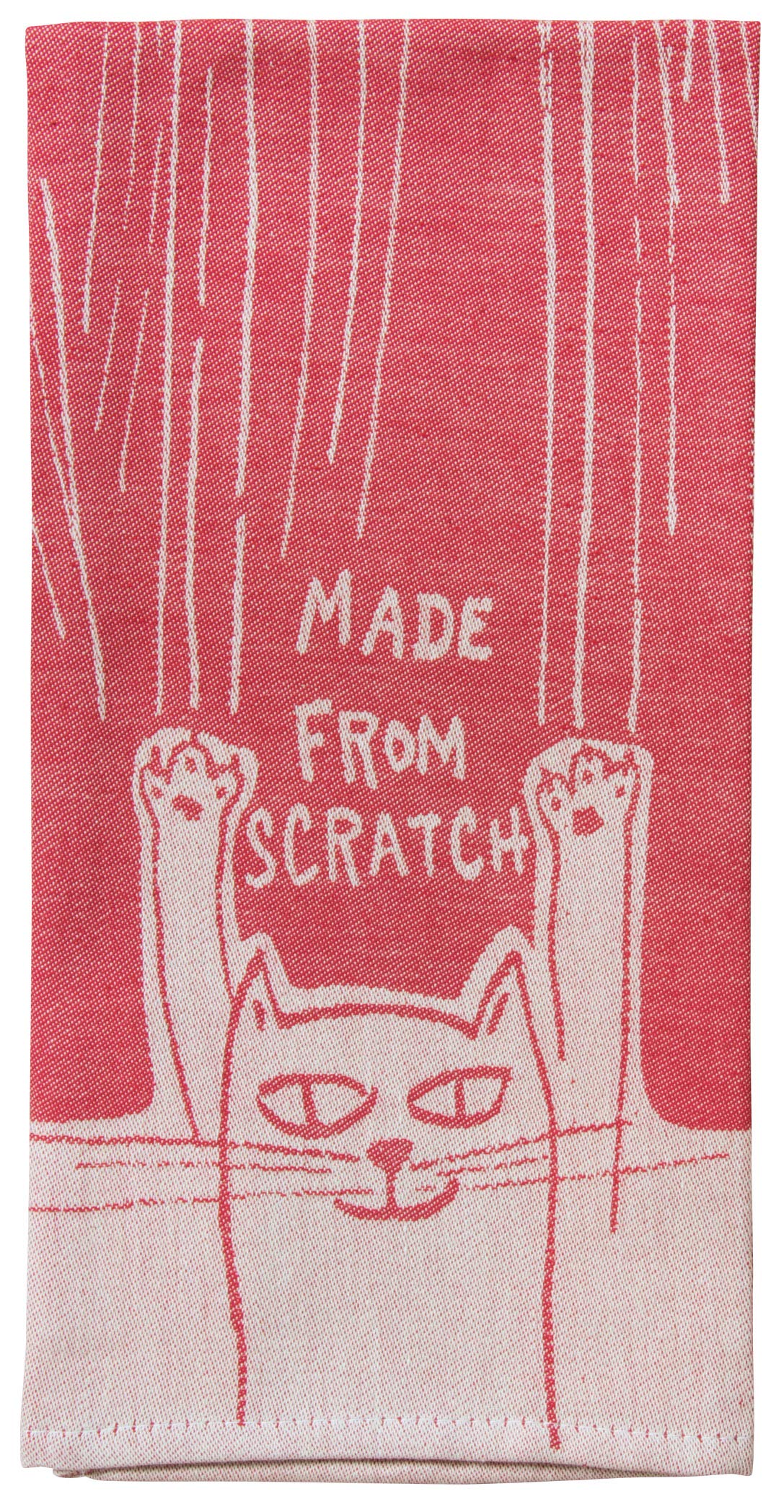 Blue Q Woven Novelty Dish Towel, 100% Cotton, Soft, Super-Absorbent (Made From Scratch)