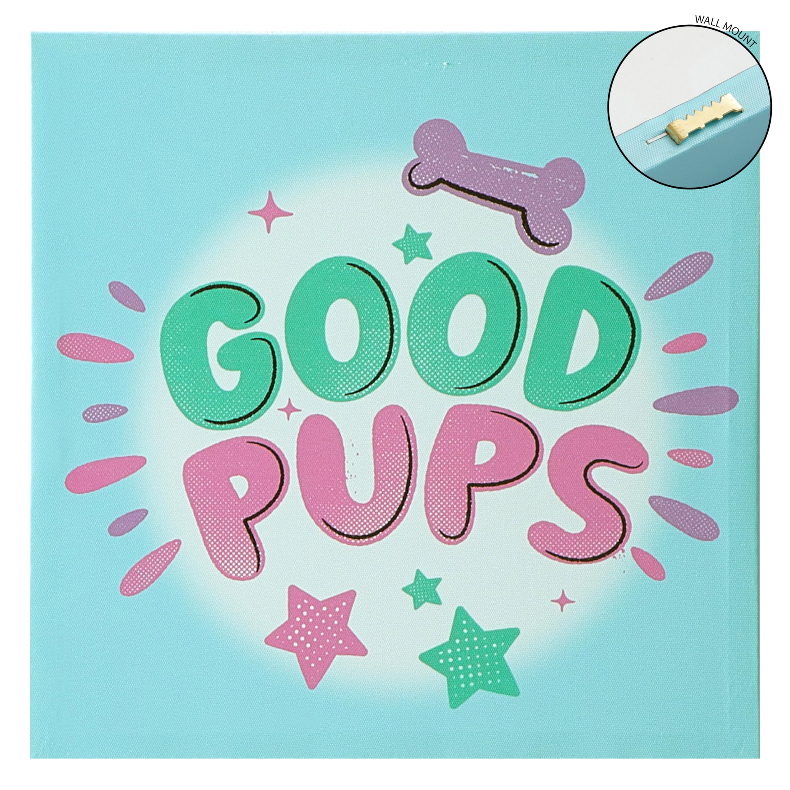 Idea Nuova Nickelodeon Paw Patrol 4 Pack Square Canvas Wall Art Set, 11''X11'' Each