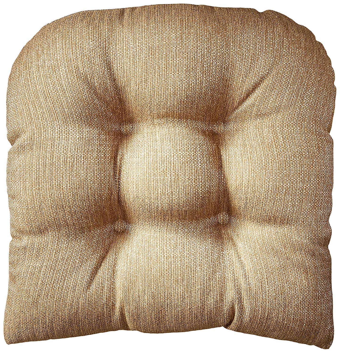 Klear Vu Gripper Overstuffed Universal Non-Slip Dining Chair Cushions For Kitchen Decor Or Office Use, U-Shaped Skid-Proof Seat