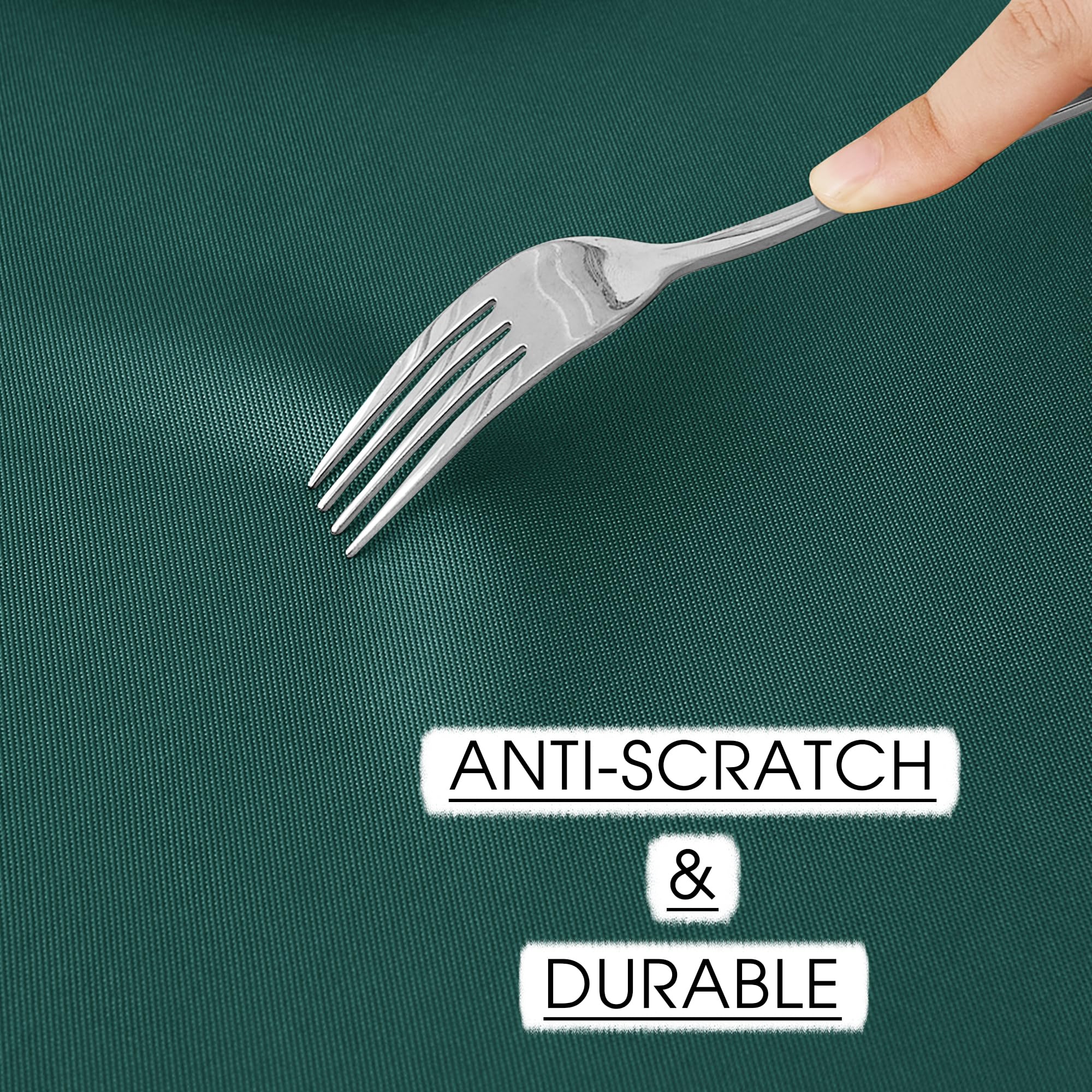 Ryb Home Christmas Table Cloth Rectangle - Spring Spill-Proof Wrinkle Free Washable Polyester Tablecloth For Dining Buffet Party