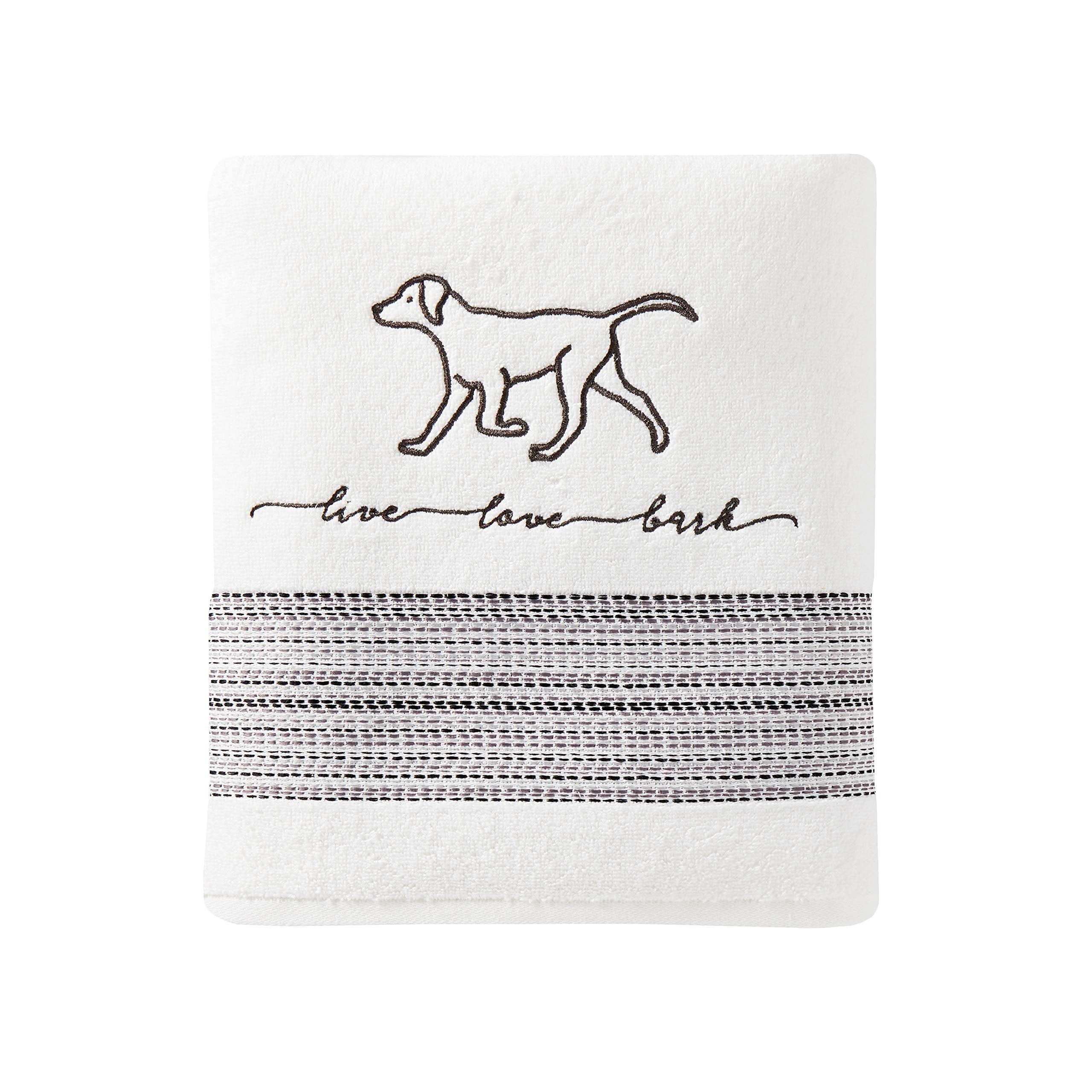 Skl Home By Saturday Knight Ltd. Fur Ever Friends Bath Towel, White
