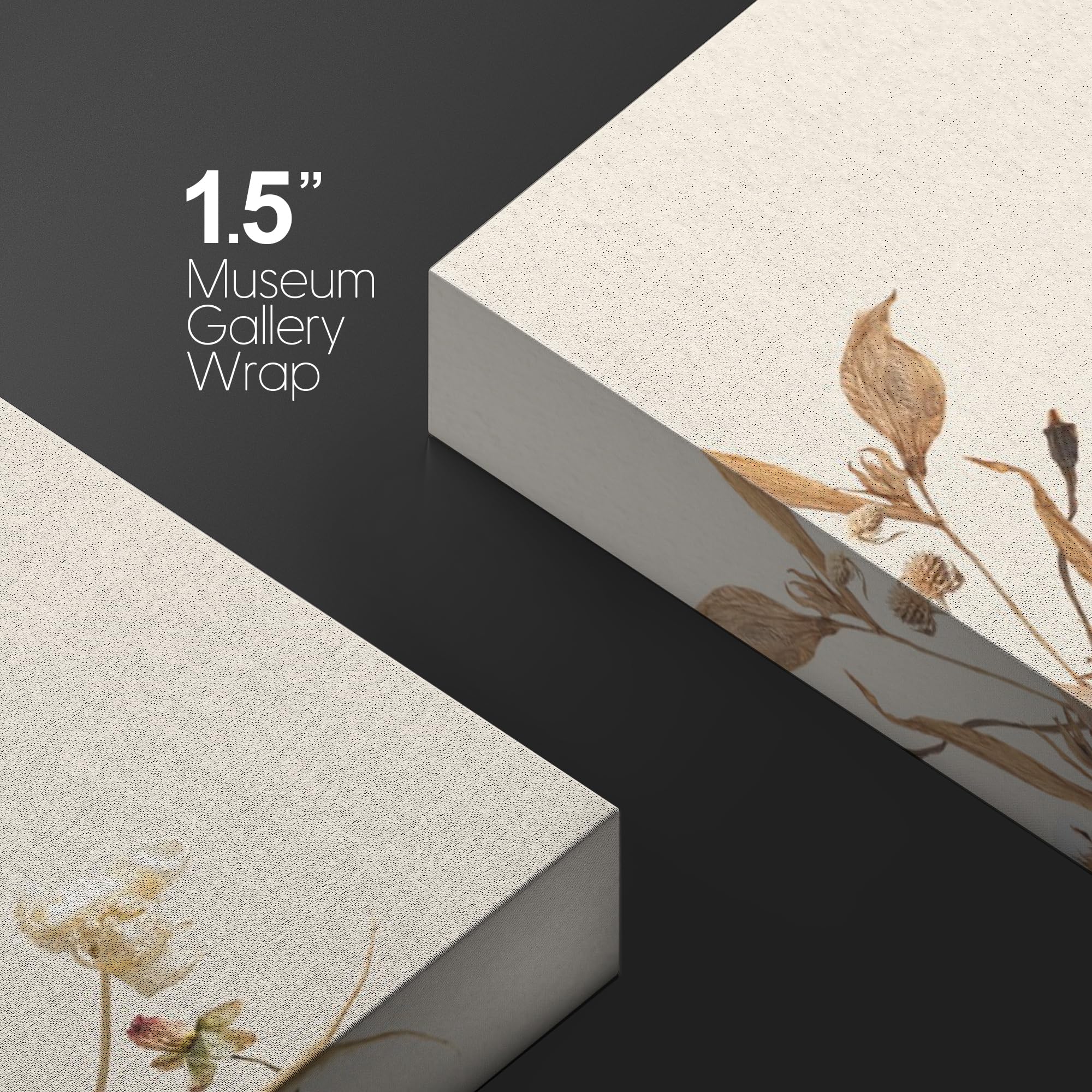 Wall26 Canvas Print Wall Art Soft Pastel Floral And Butterfly Nature Wilderness Photography Modern Art Decorative Country Multic